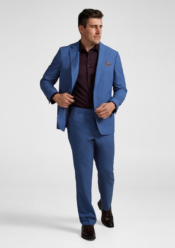 Blue Curtis Stretch Suit Jacket