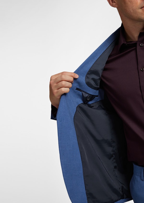 Blue Curtis Stretch Suit Jacket