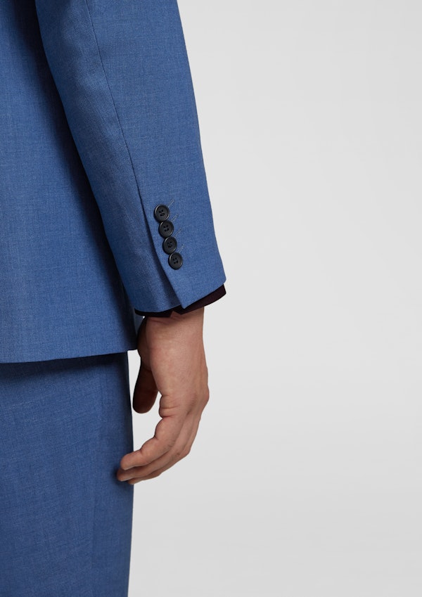 Blue Curtis Stretch Suit Jacket