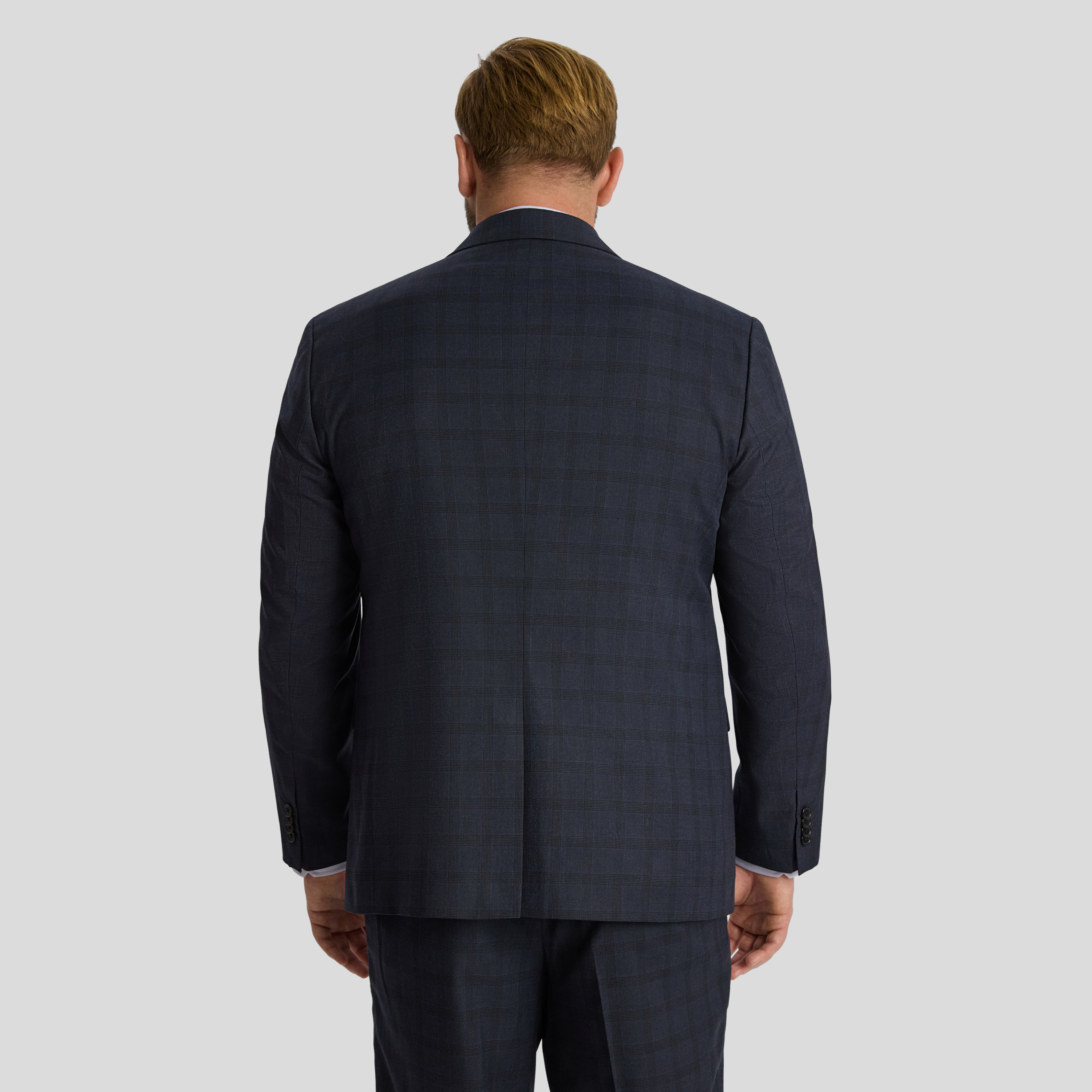 Ink Henry Check Stretch Suit Jkt