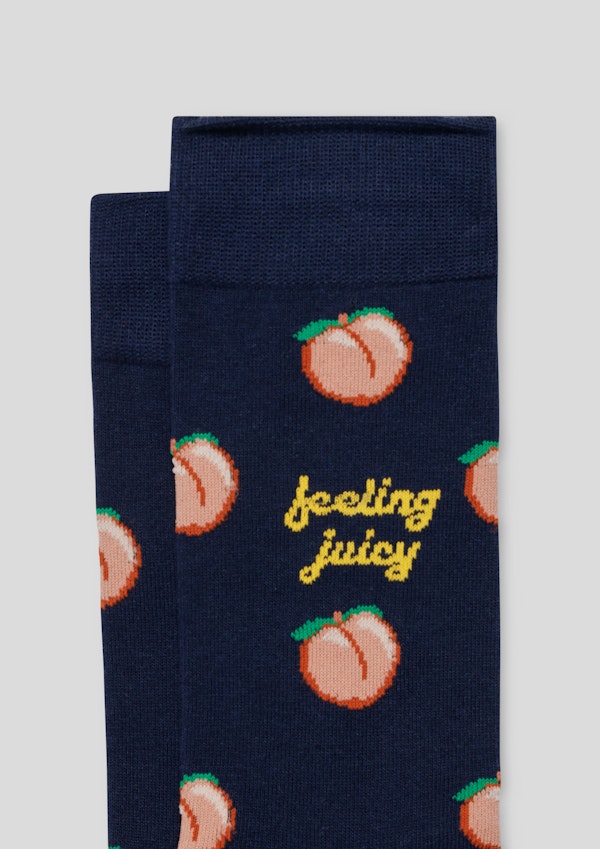 Navy Feeling Juicy Fancy Sock