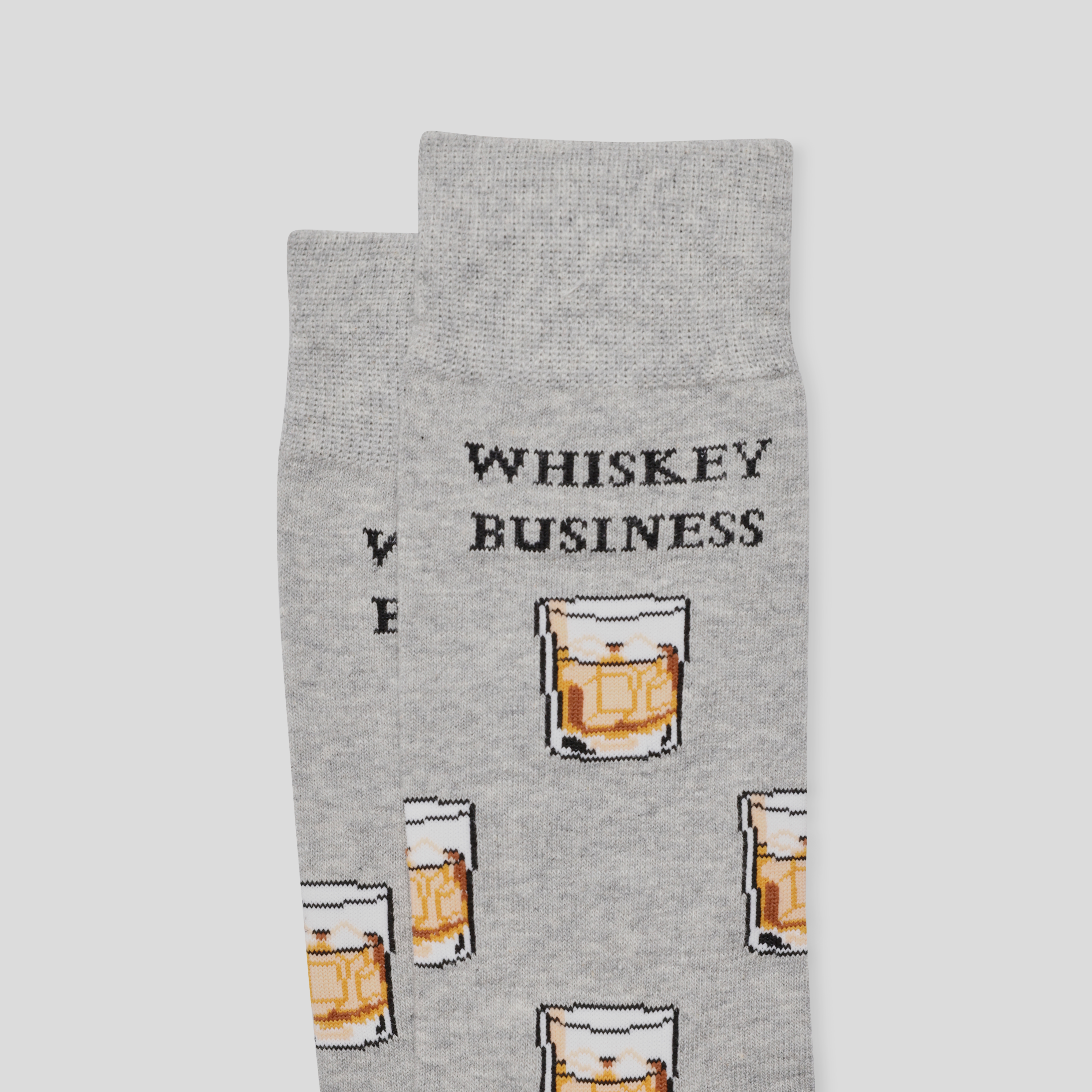 Grey Marle Whiskey Fancy Sock
