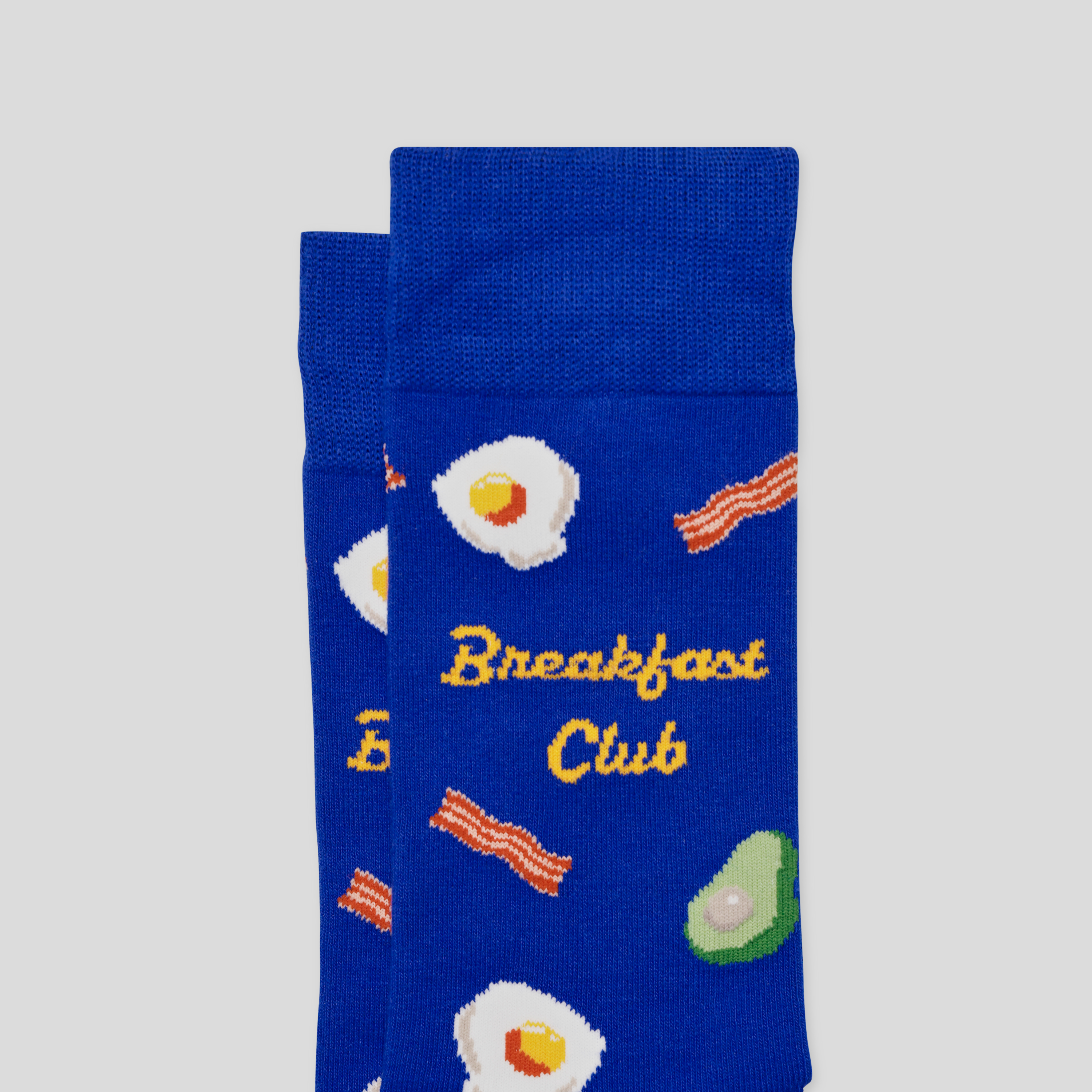 Royal Blue Breakfast Club Fancy Sock