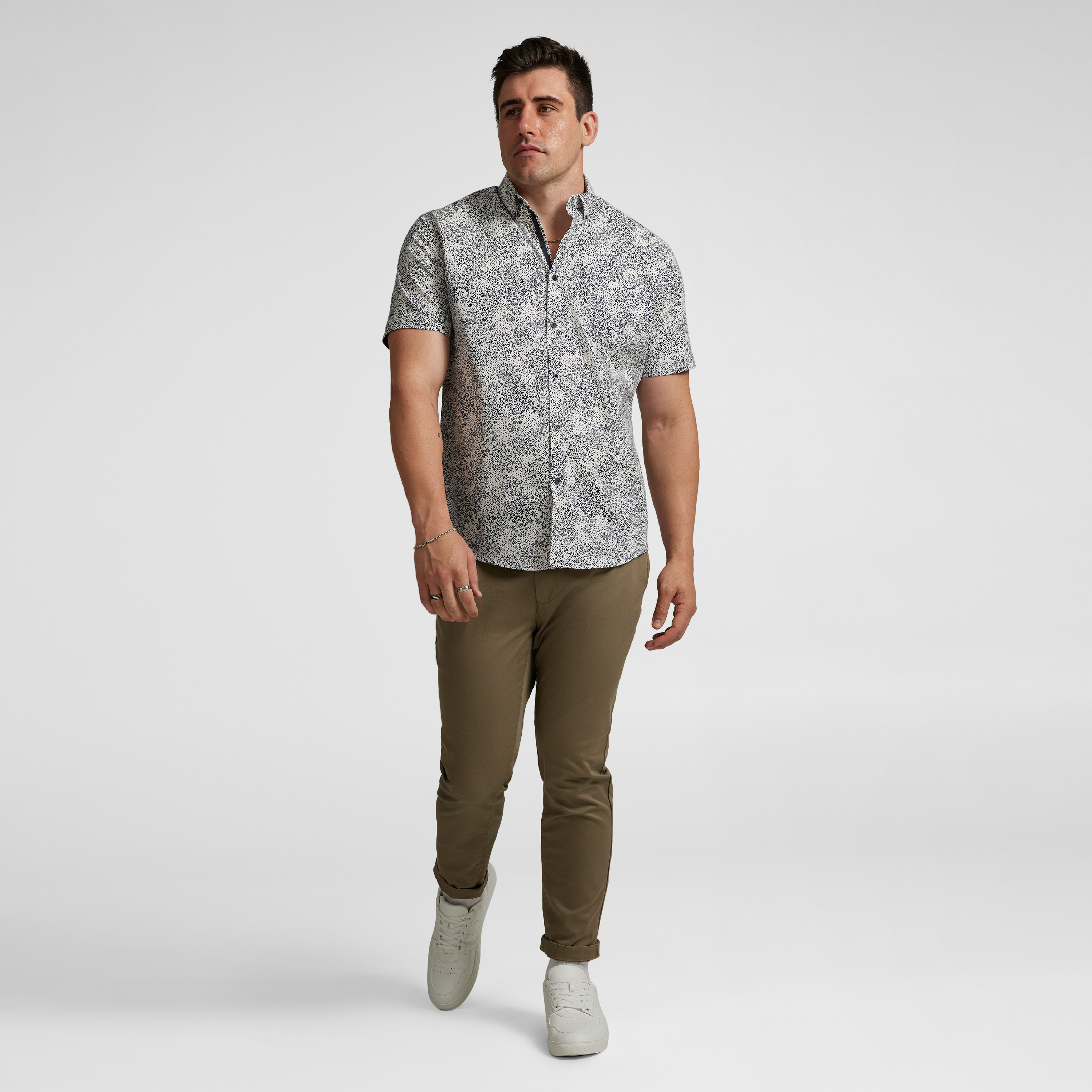 White Orlando Stretch Shirt