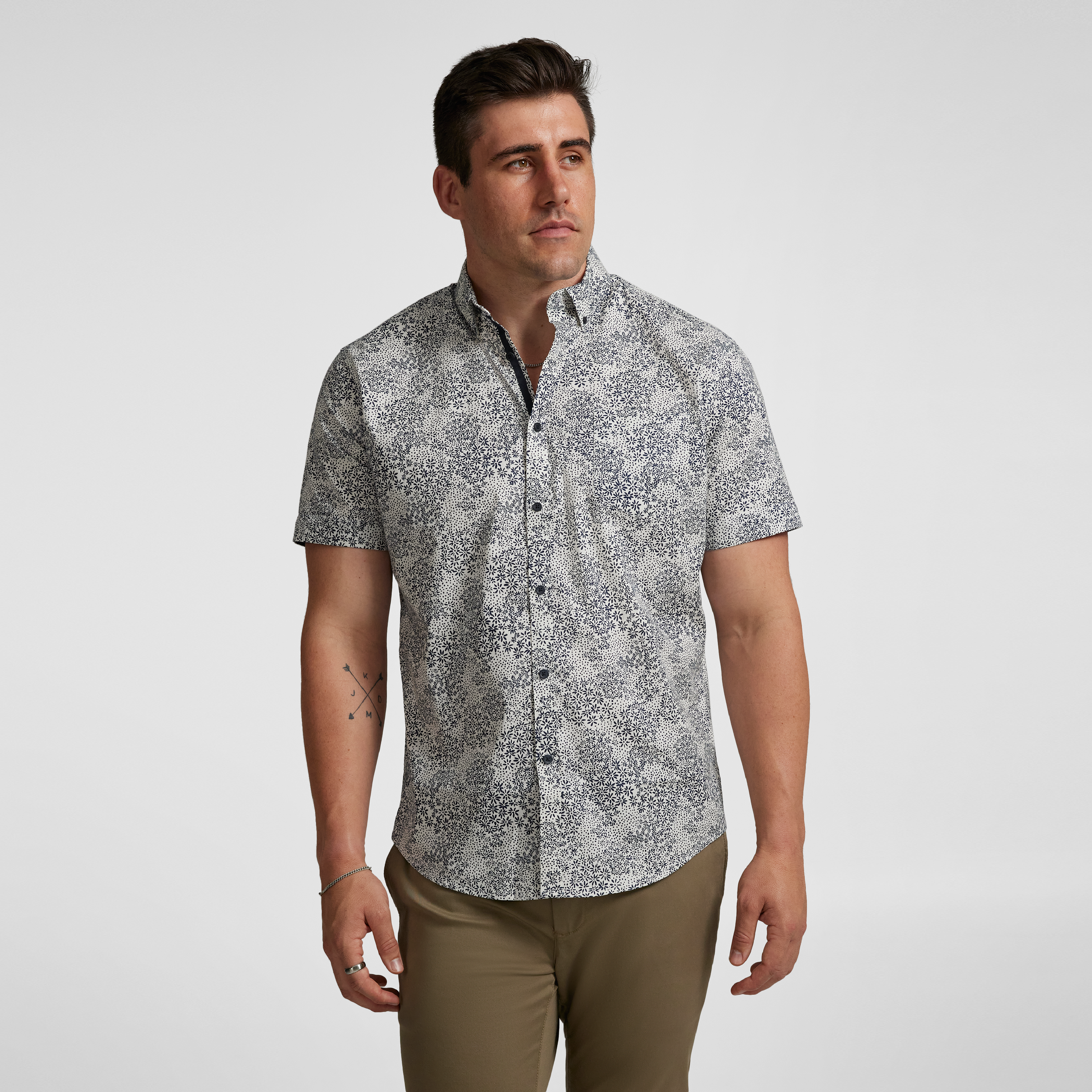 White Orlando Stretch Shirt