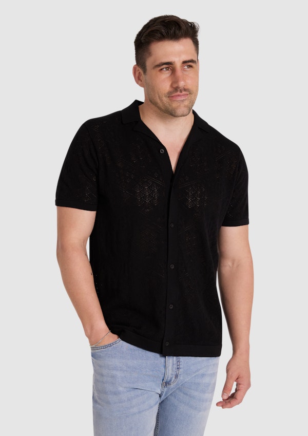Rombus Knit Shirt