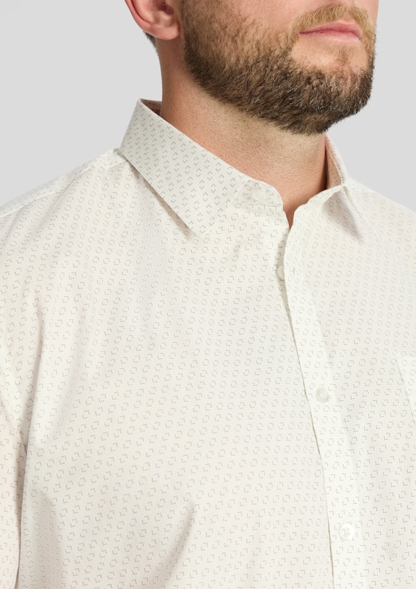 White Butler Stretch Shirt