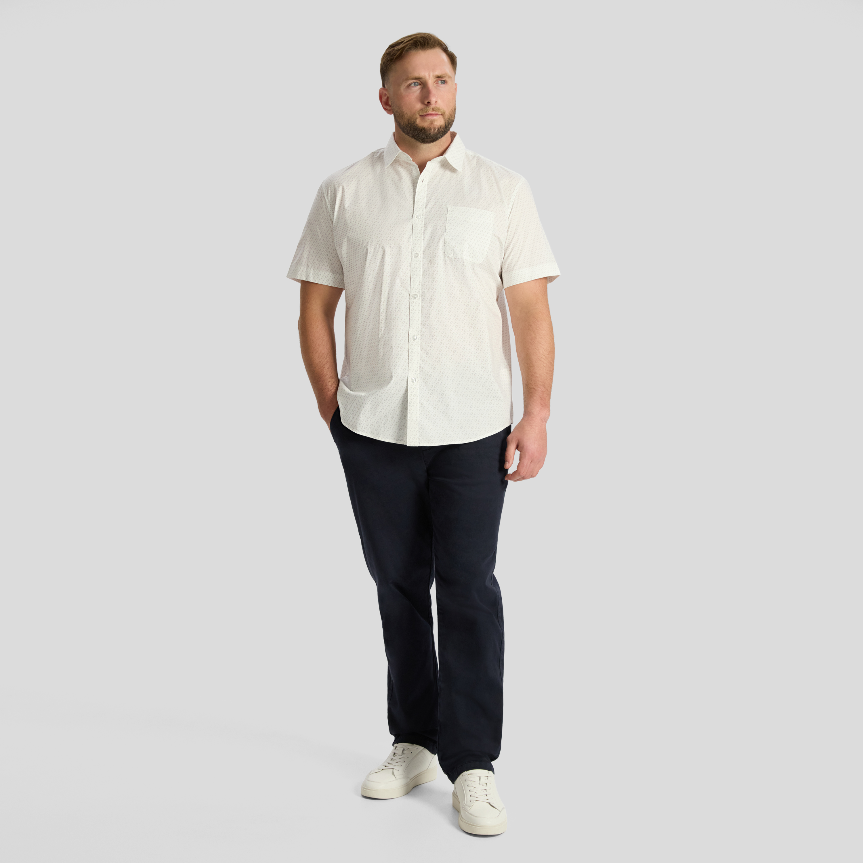 White Butler Stretch Shirt