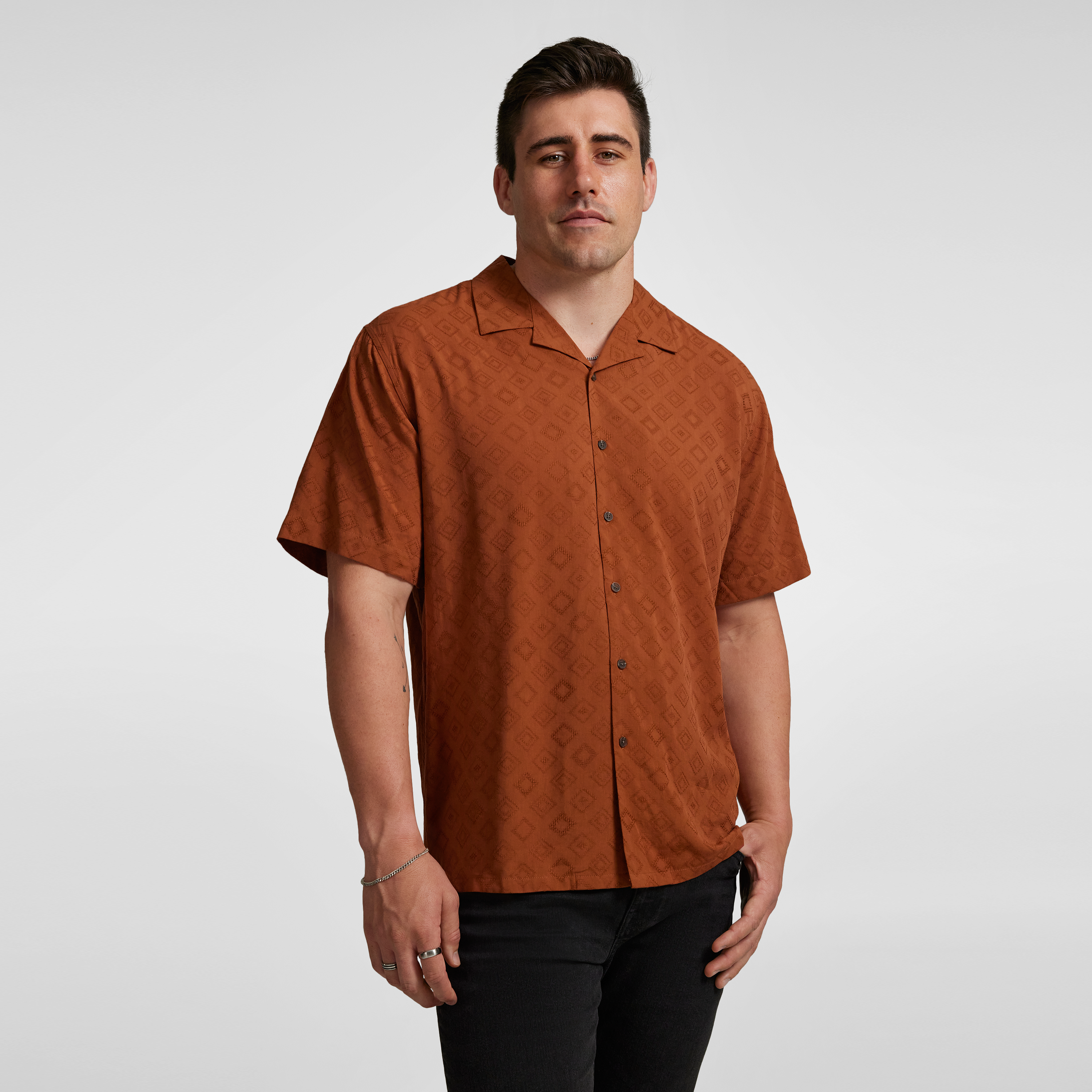 Lattice Relaxed Fit Shirt