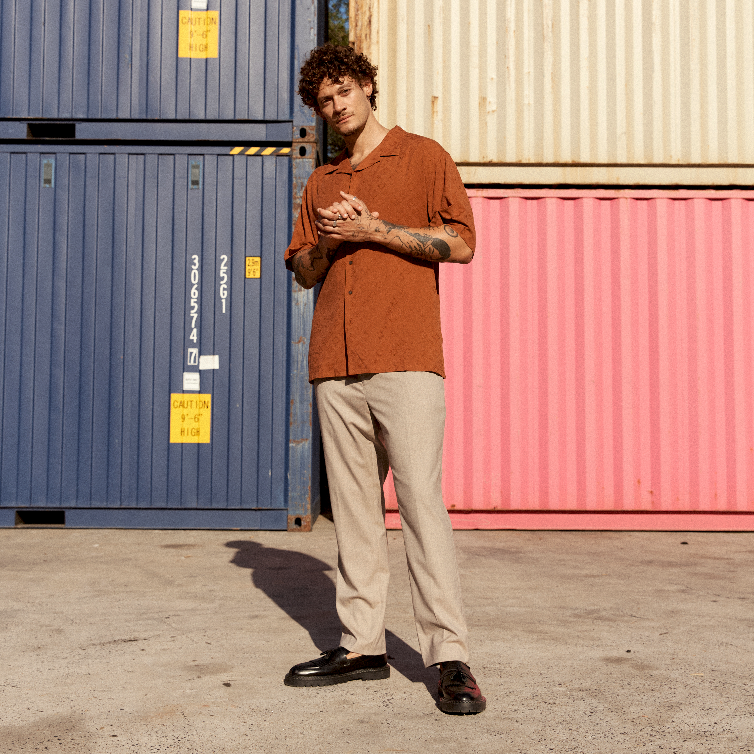 Lattice Relaxed Fit Shirt