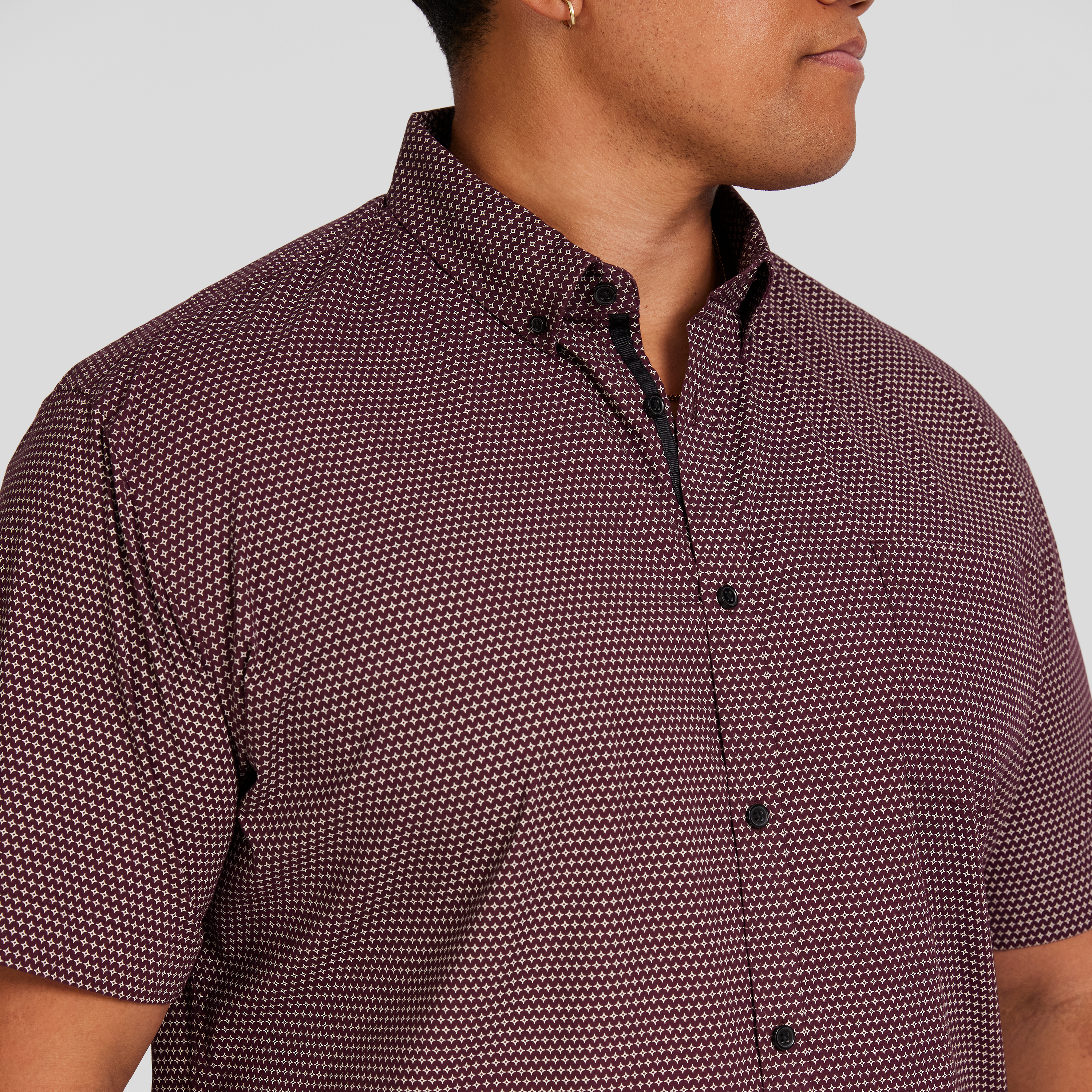 Cabernet Illusion Stretch Shirt