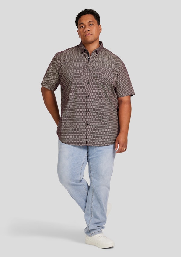 Cabernet Illusion Stretch Shirt