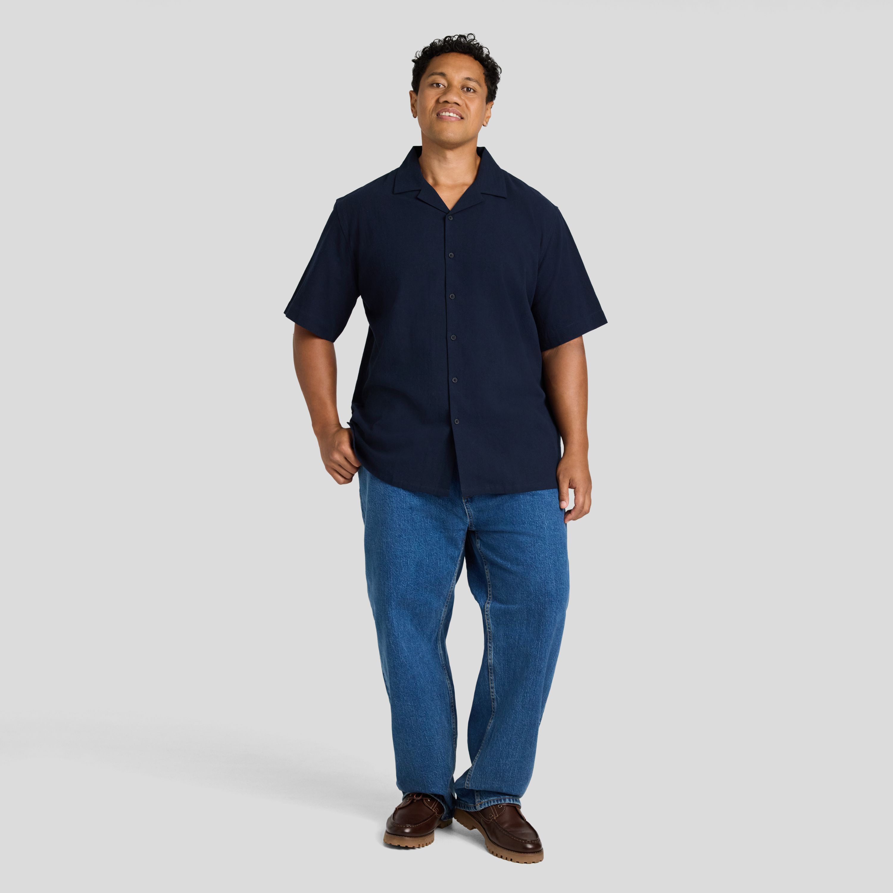 Navy Barnaby Relaxed Fit Shirt