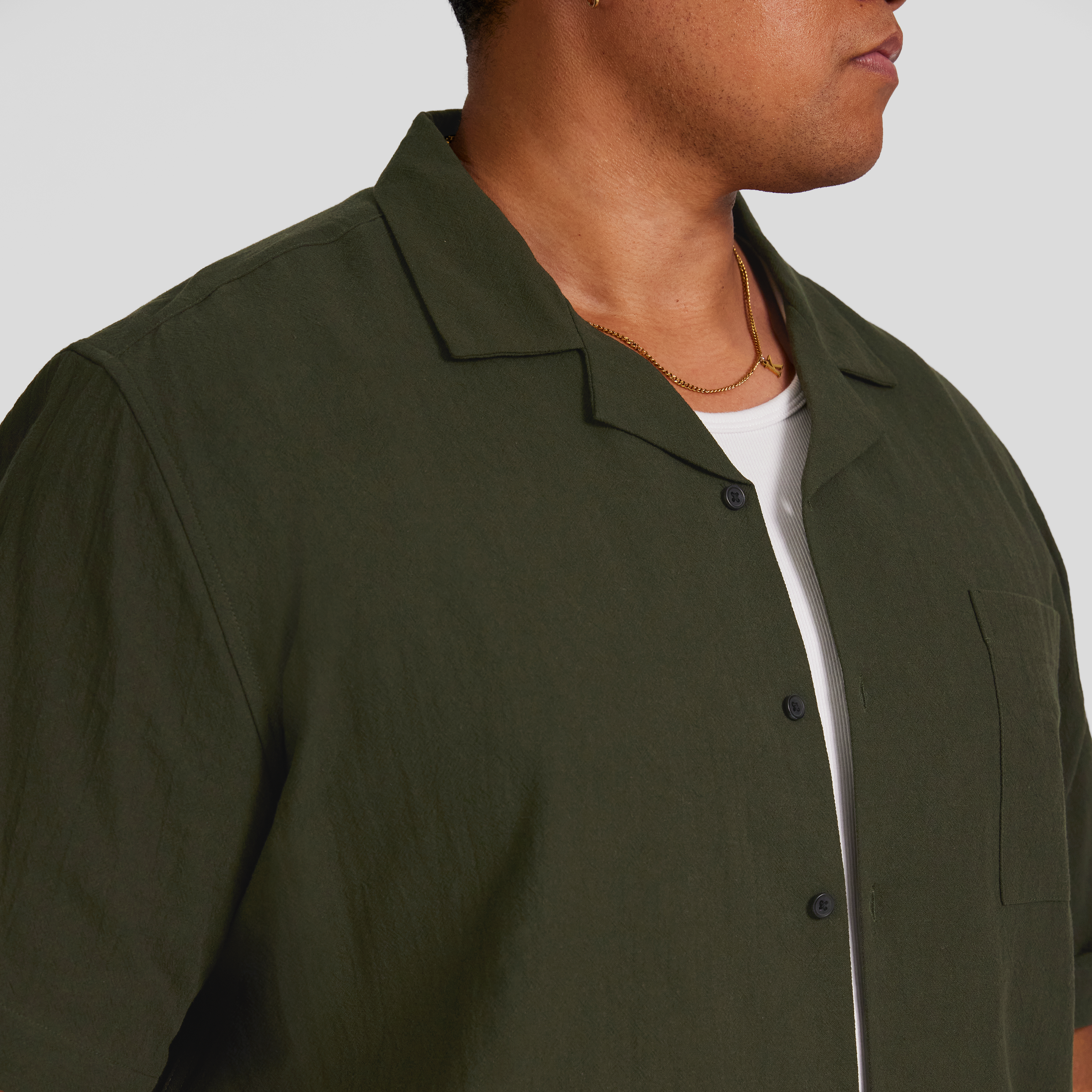 Olive Barnaby Relaxed Fit Shirt