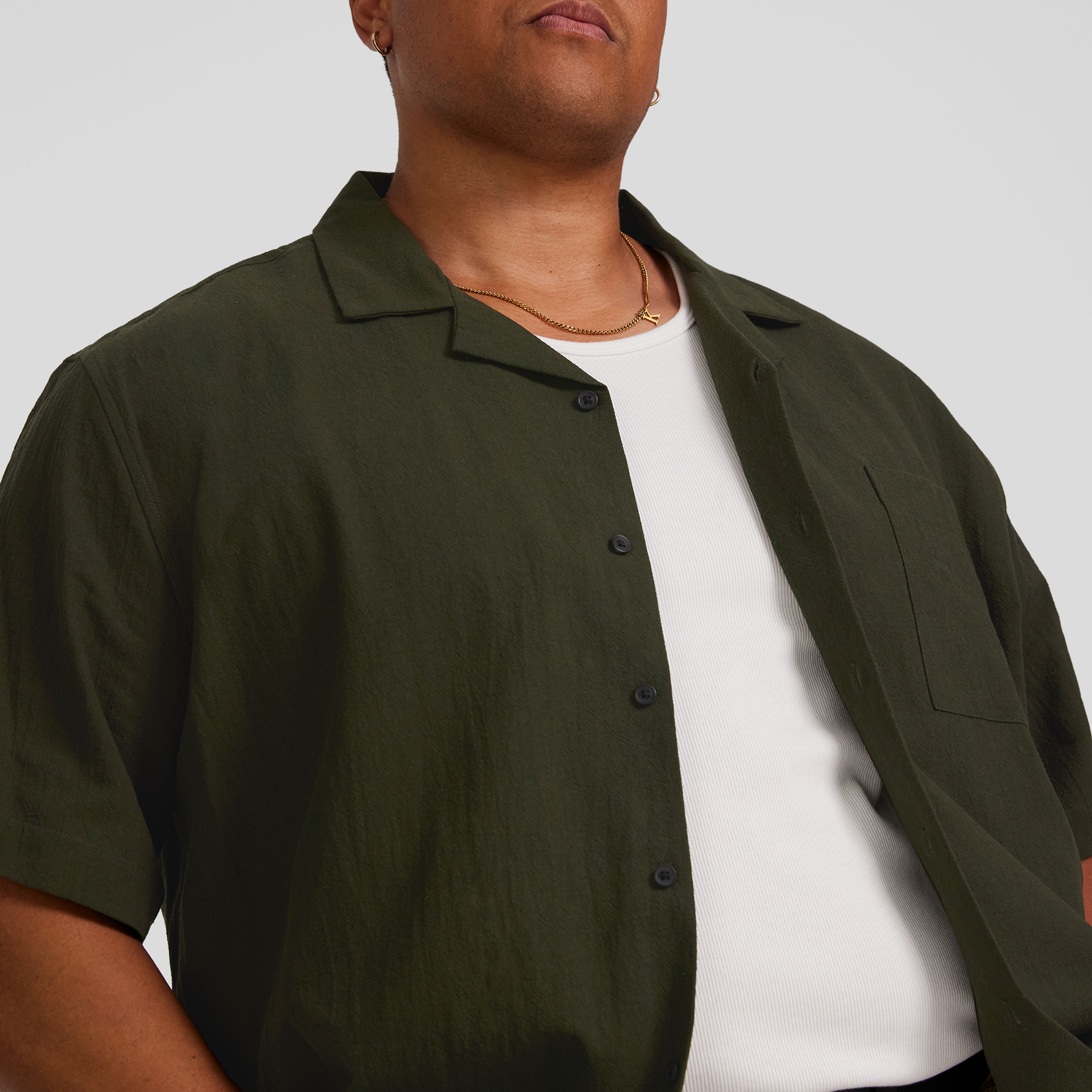 Olive Barnaby Relaxed Fit Shirt