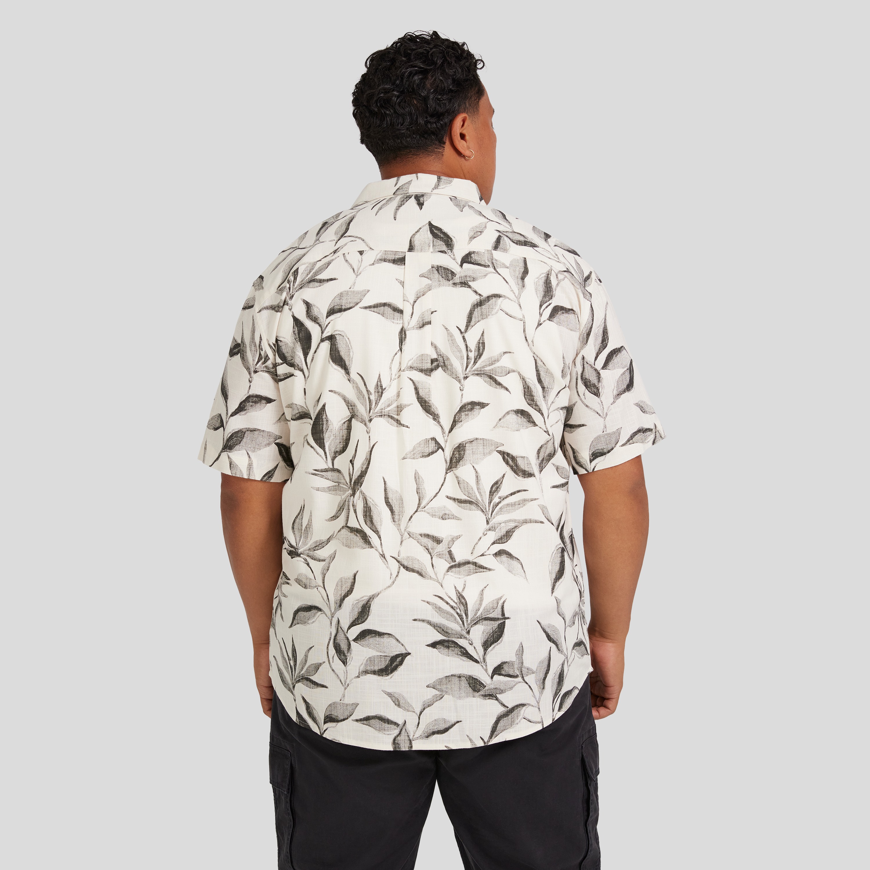 White Vines Print Shirt