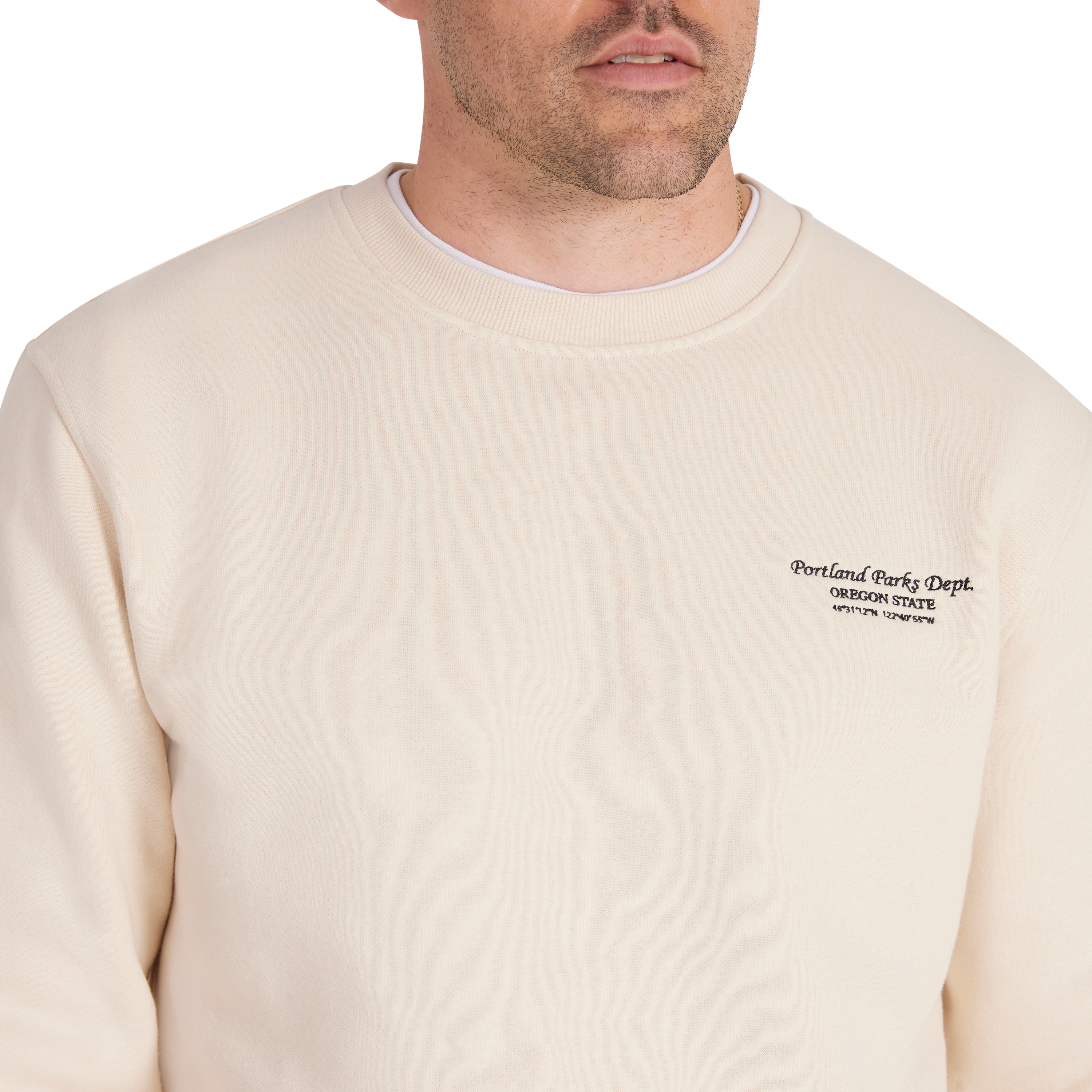 Almond Portland Crew Sweat