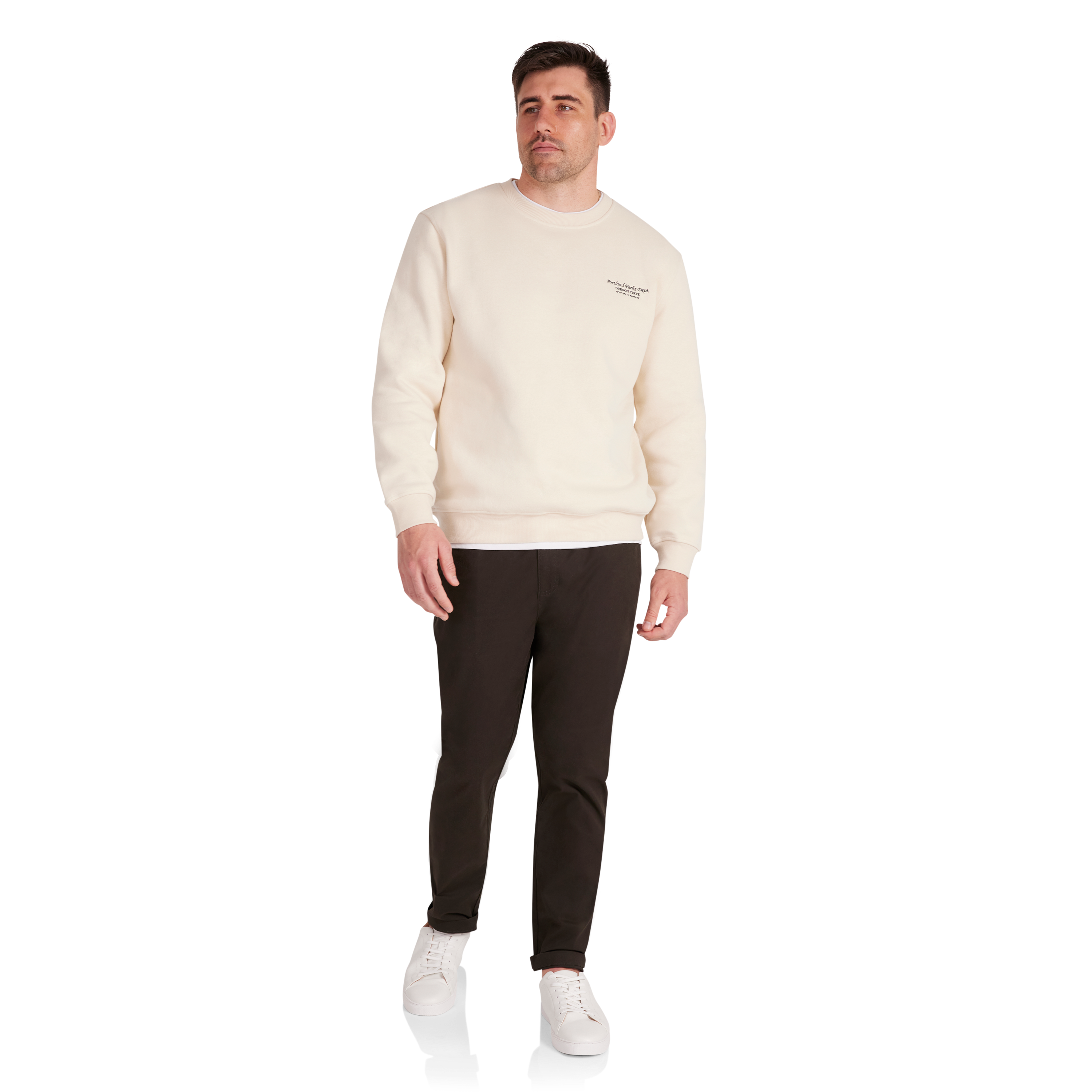 Almond Portland Crew Sweat