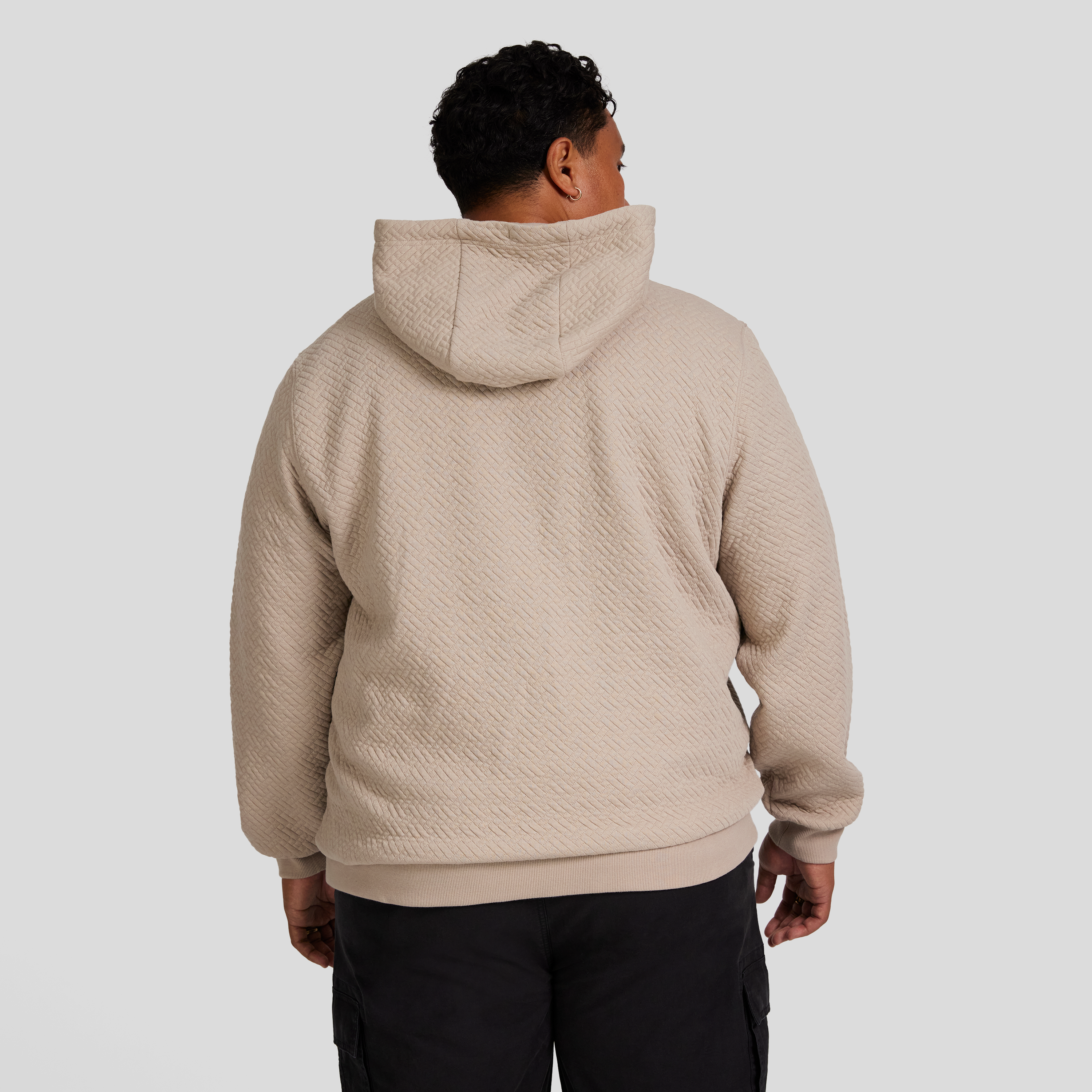 Stone Aspen Jacquard Hoodie