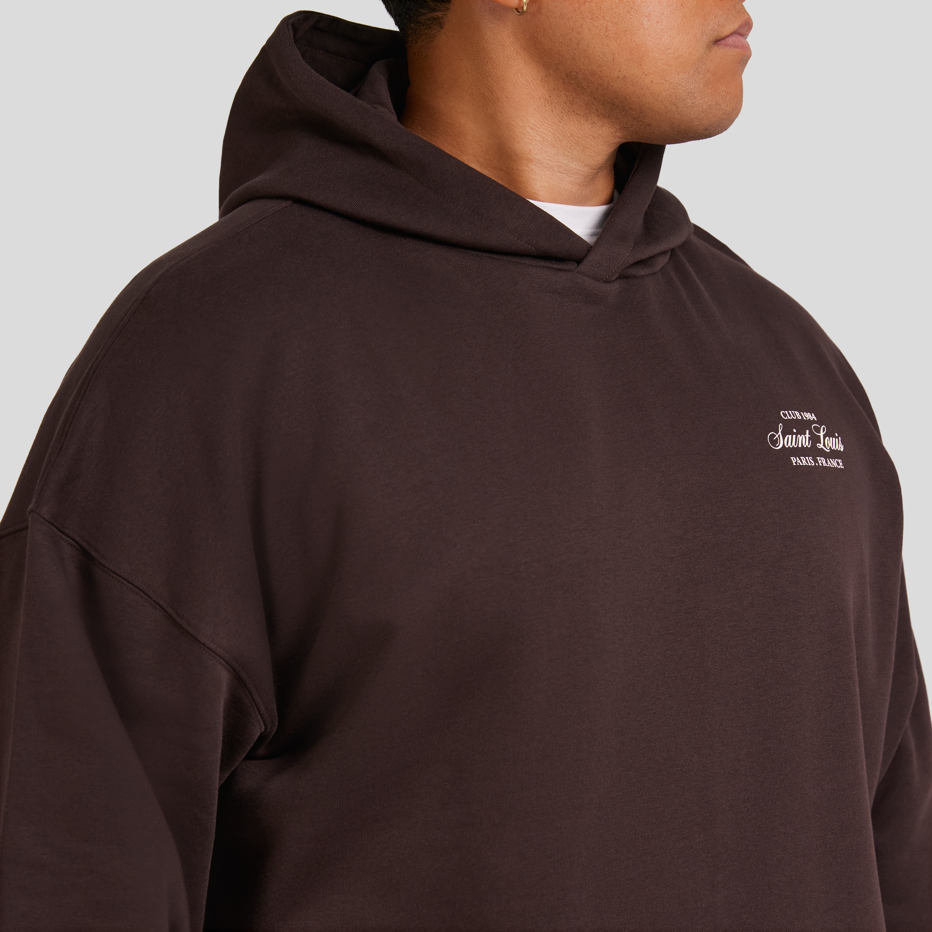 Espresso Saint Louis Relaxed Fit Hoodie
