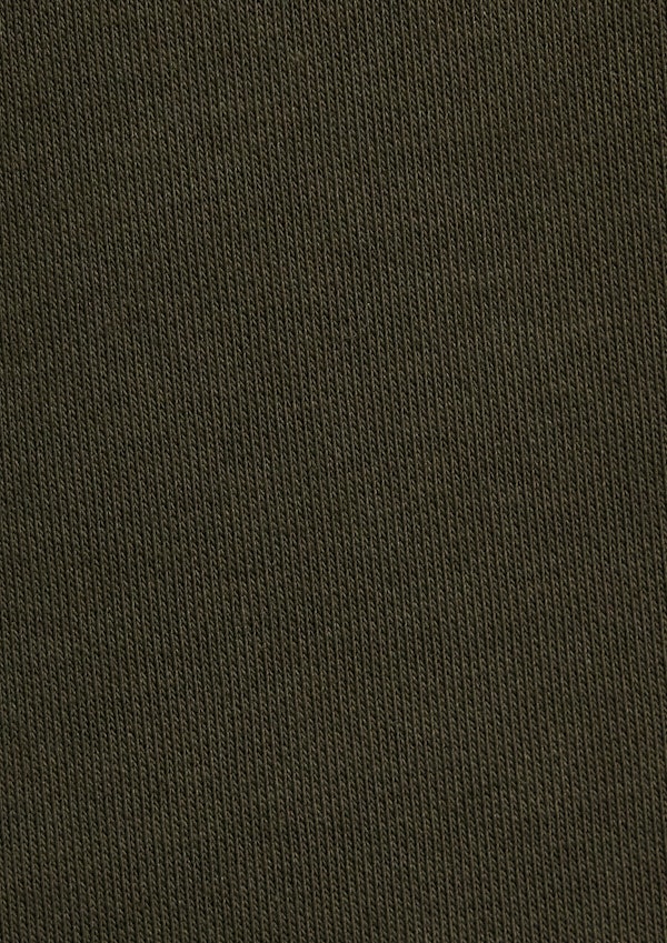 Dark Olive Urban Embroidered Hoodie