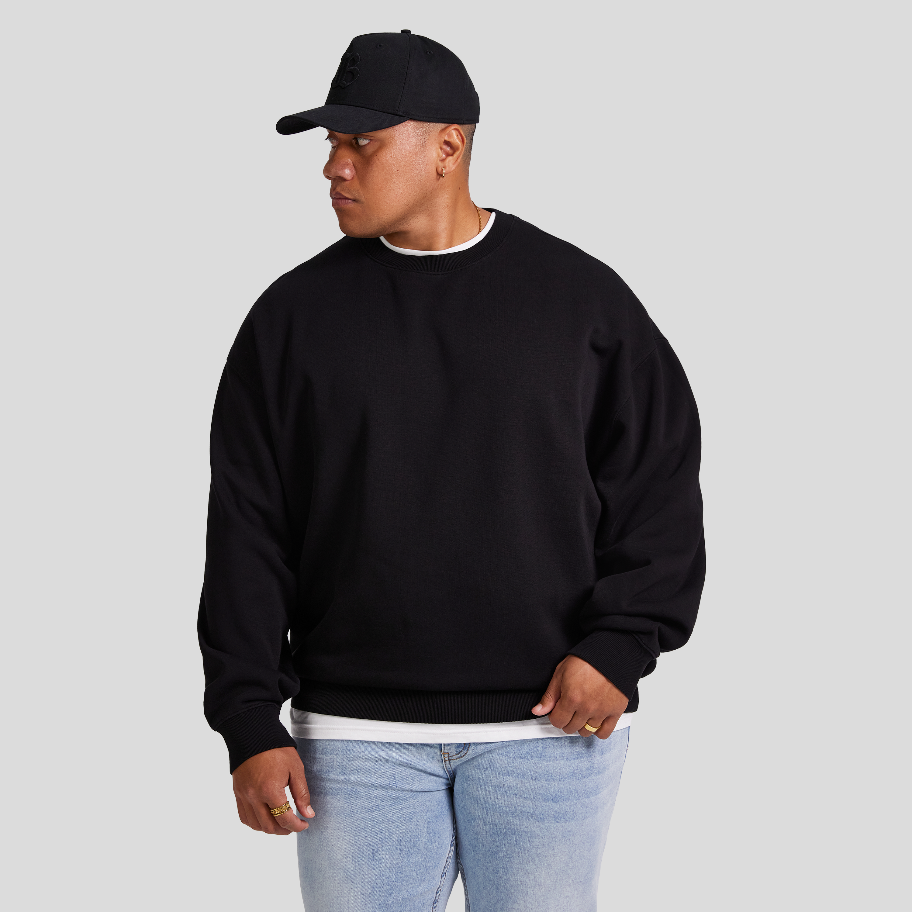 Relaxed Fit Crew Sweat