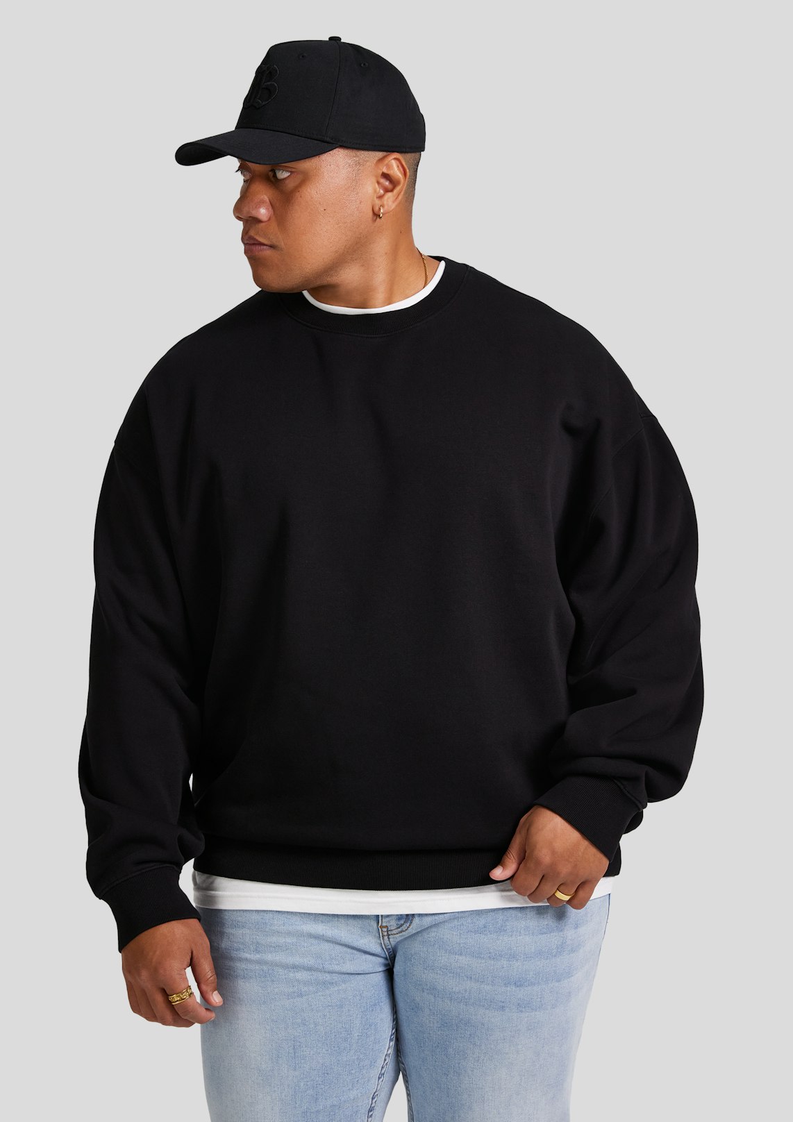 Relaxed Fit Crew Sweat