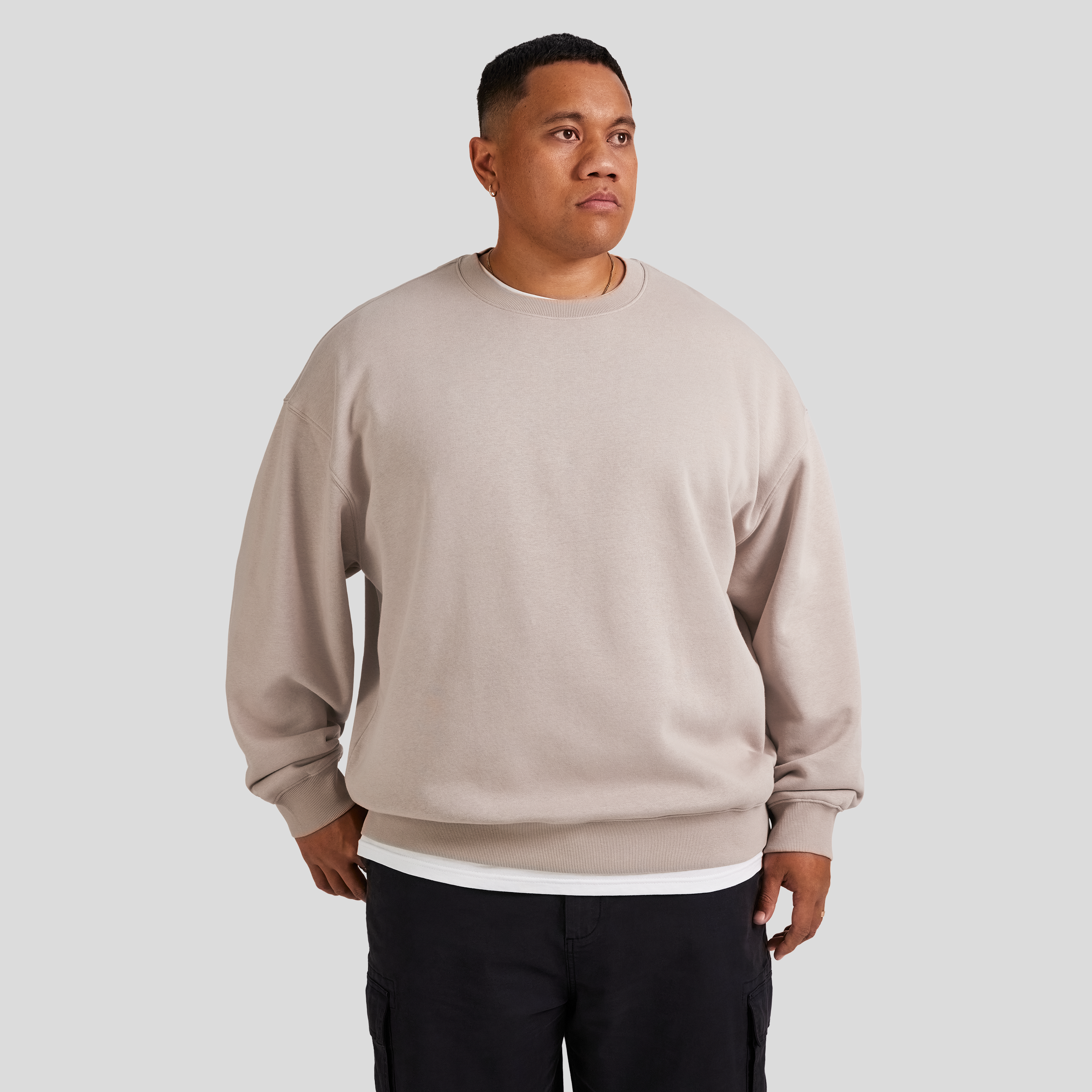 Relaxed Fit Crew Sweat
