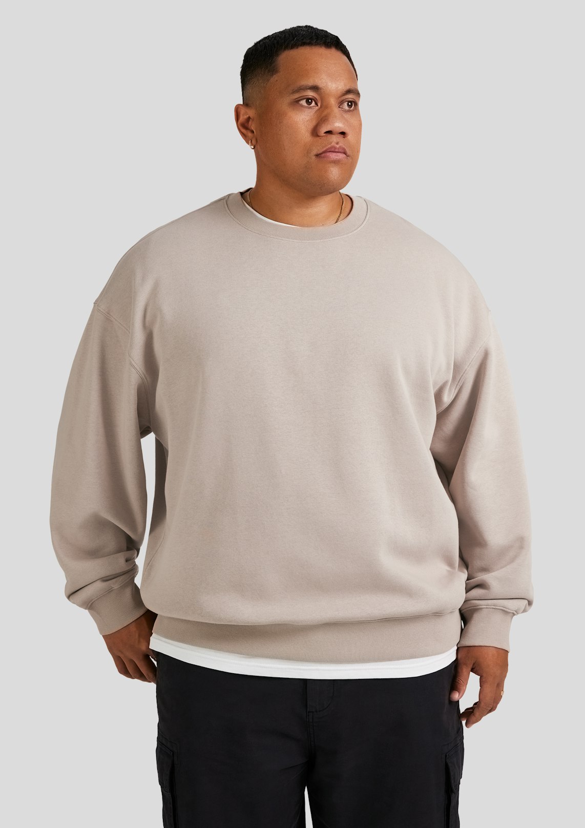 Relaxed Fit Crew Sweat