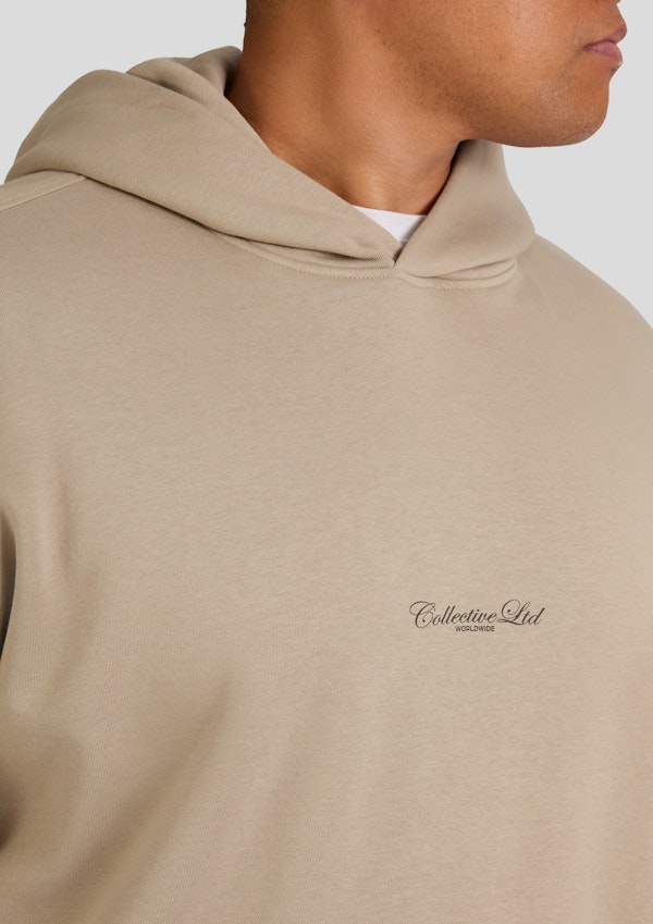 Sand Relaxed Fit Collective Hoodie