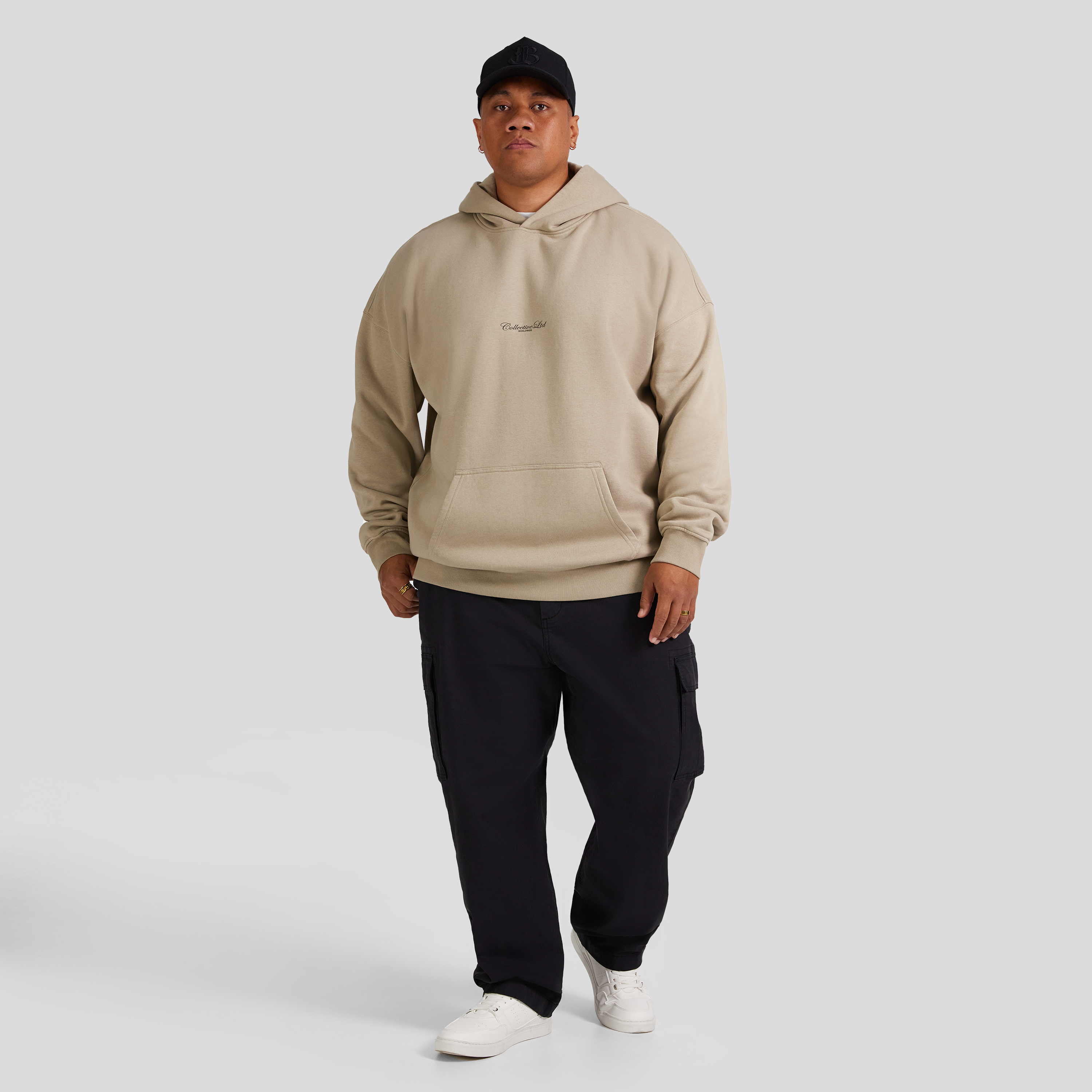 Sand Relaxed Fit Collective Hoodie