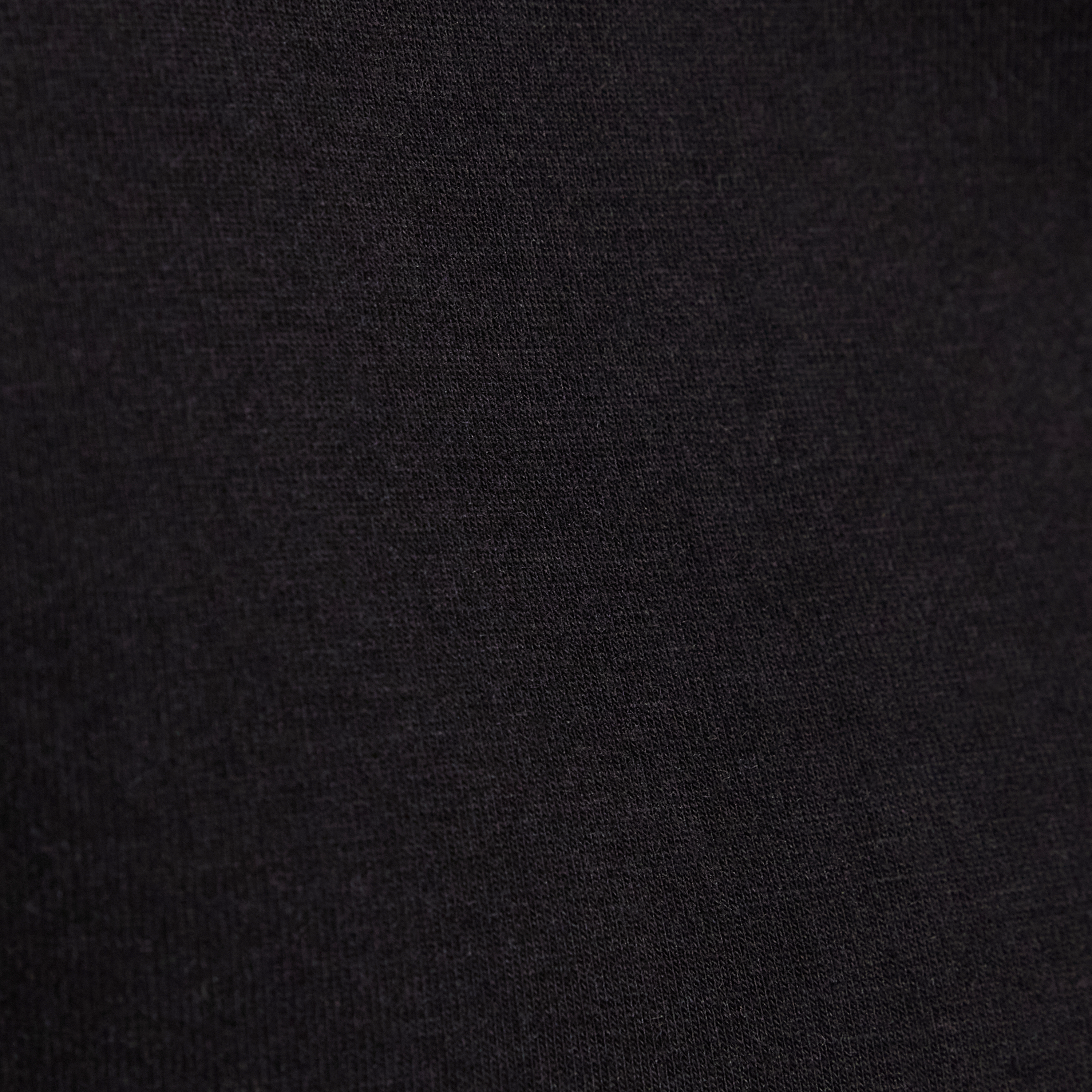 Black Tech Fleece Zip Thru Hoodie