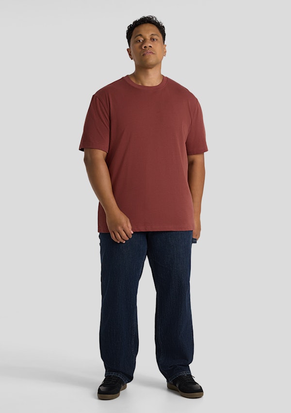 Brick Red Classic Heavy Weight Tee