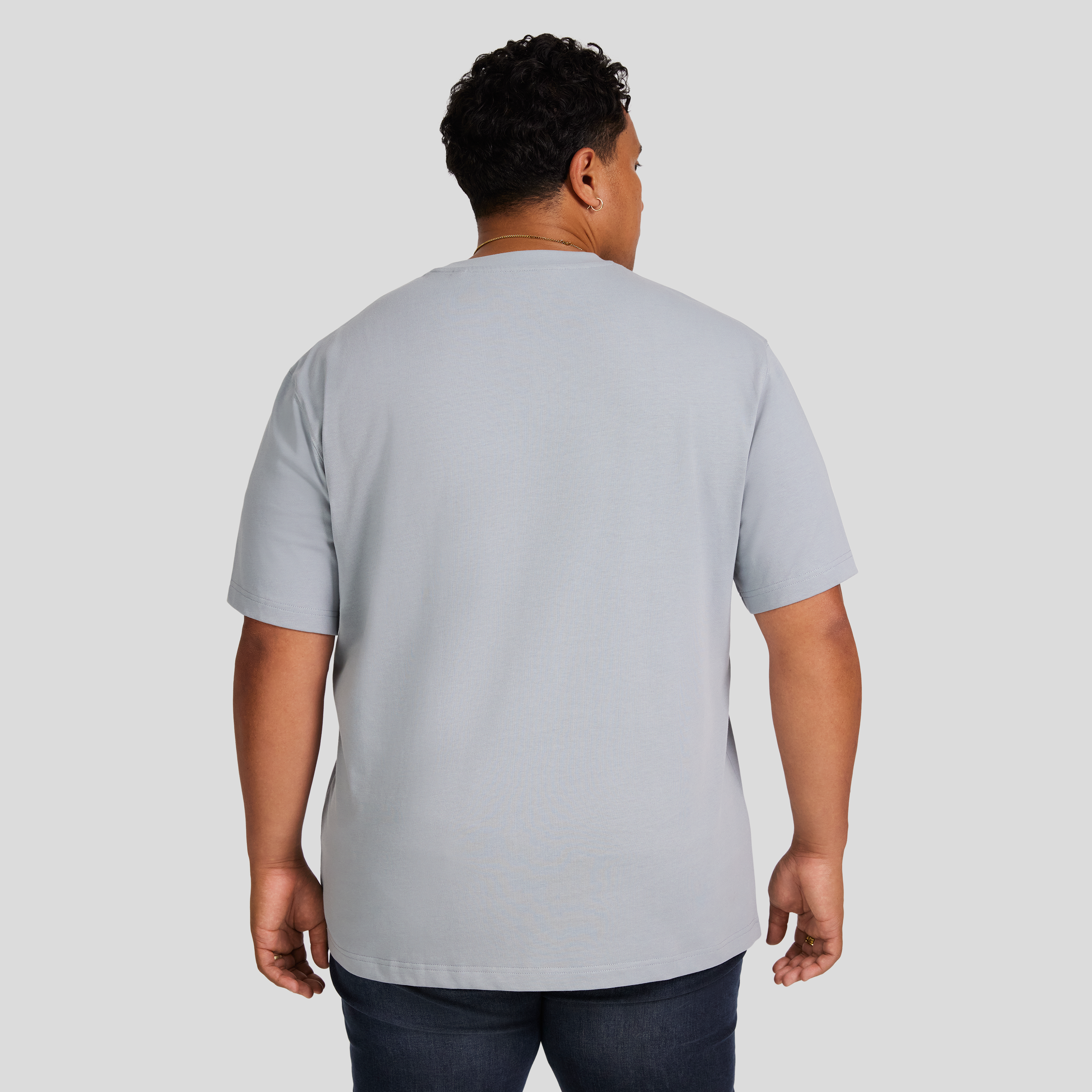 Light Blue Classic Heavy Weight Tee