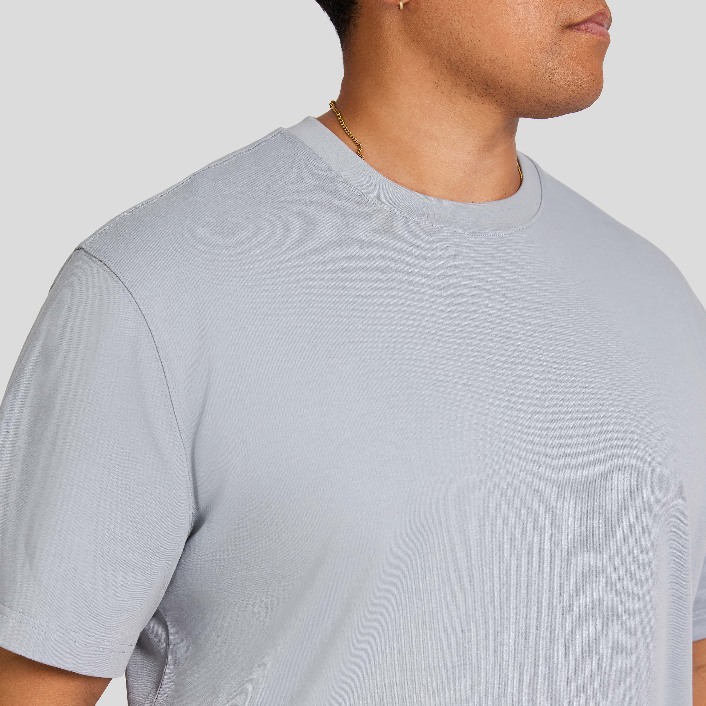 Light Blue Classic Heavy Weight Tee