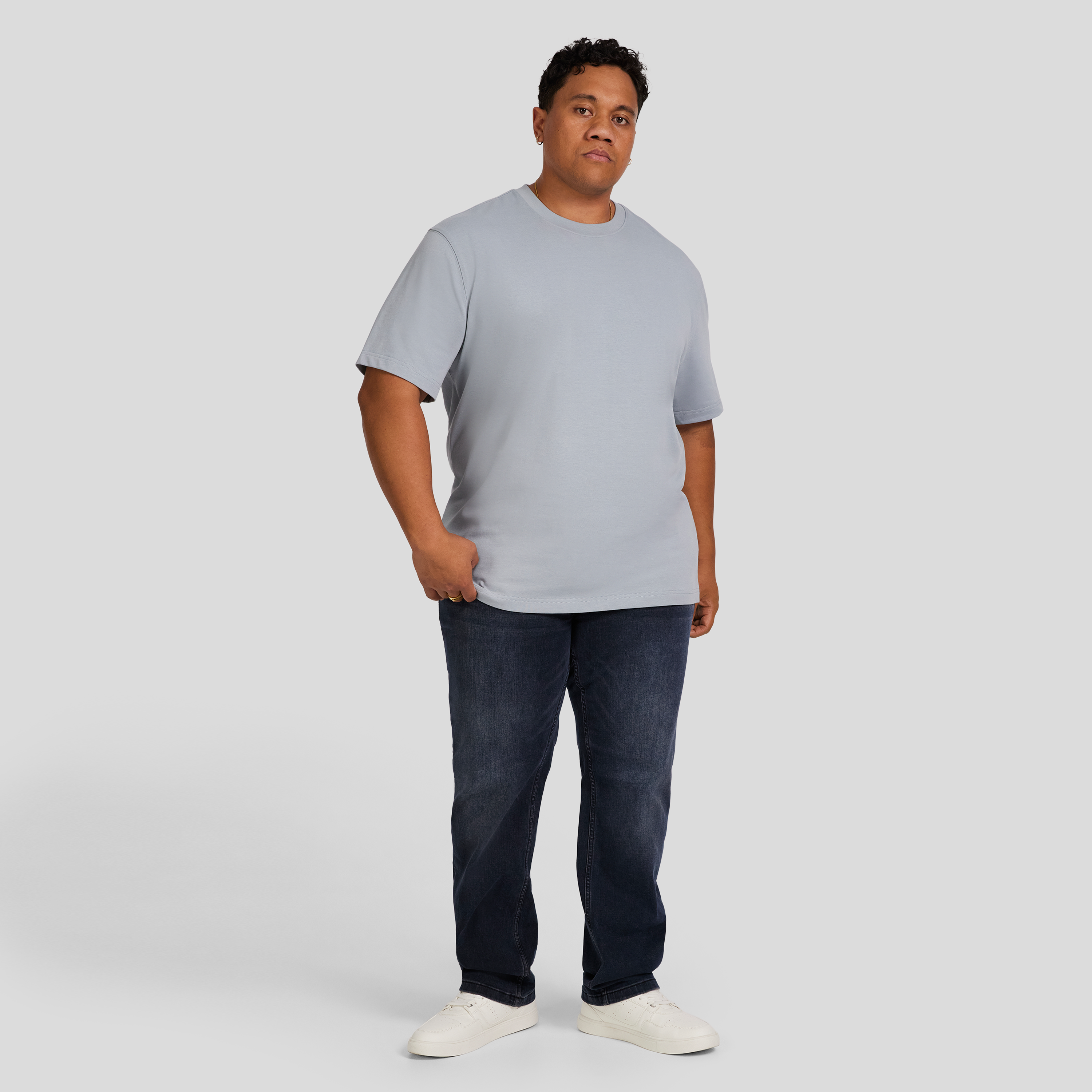 Light Blue Classic Heavy Weight Tee