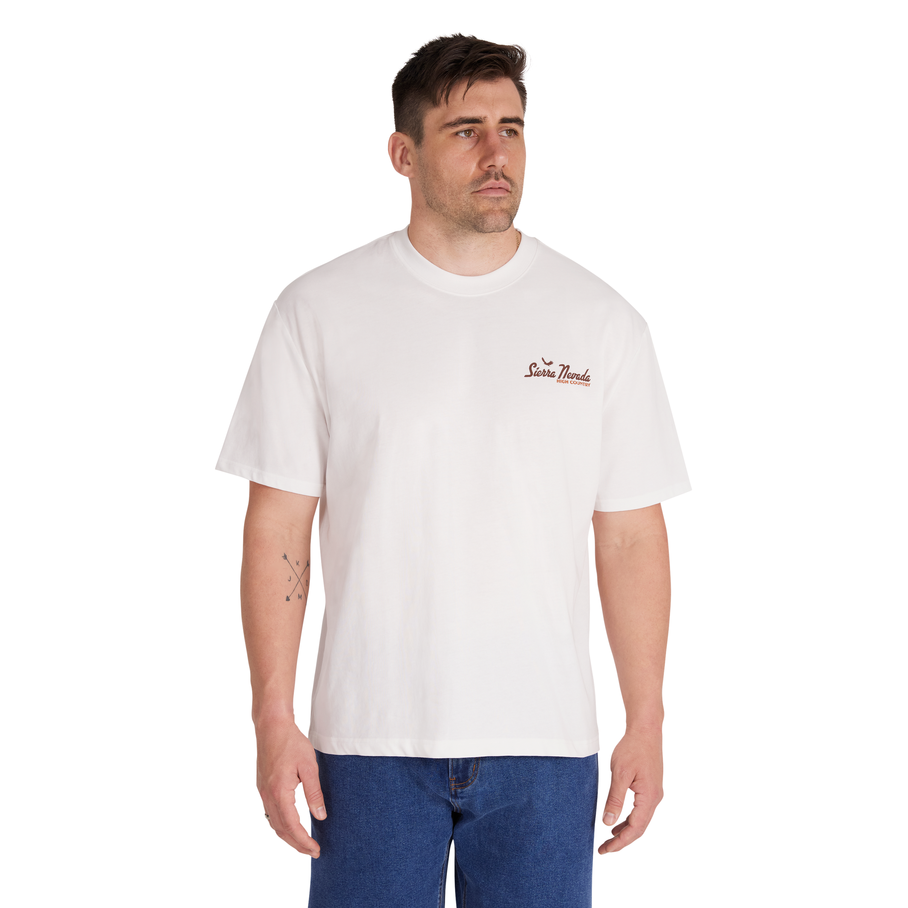 White Scenic Relaxed Fit Tee