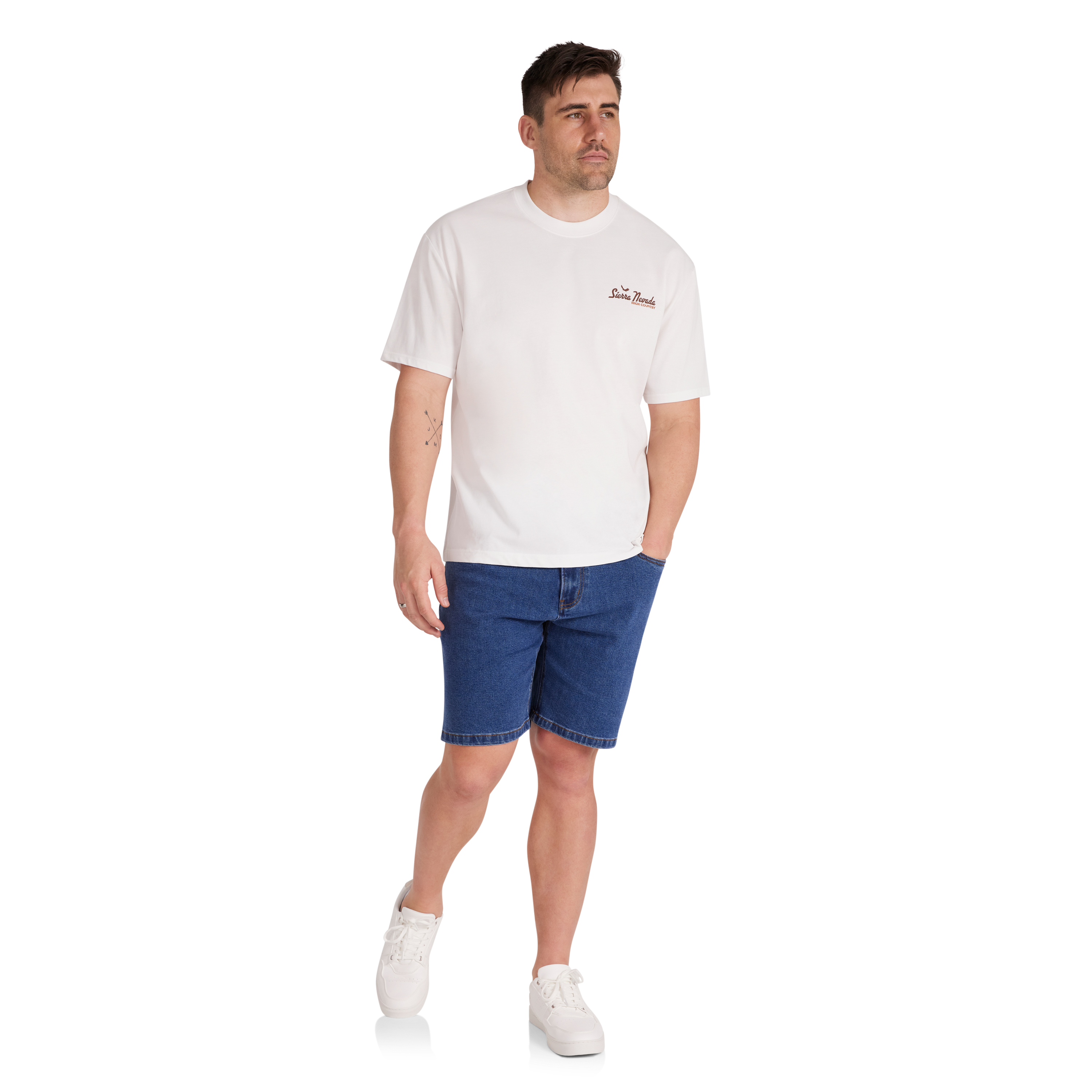 White Scenic Relaxed Fit Tee