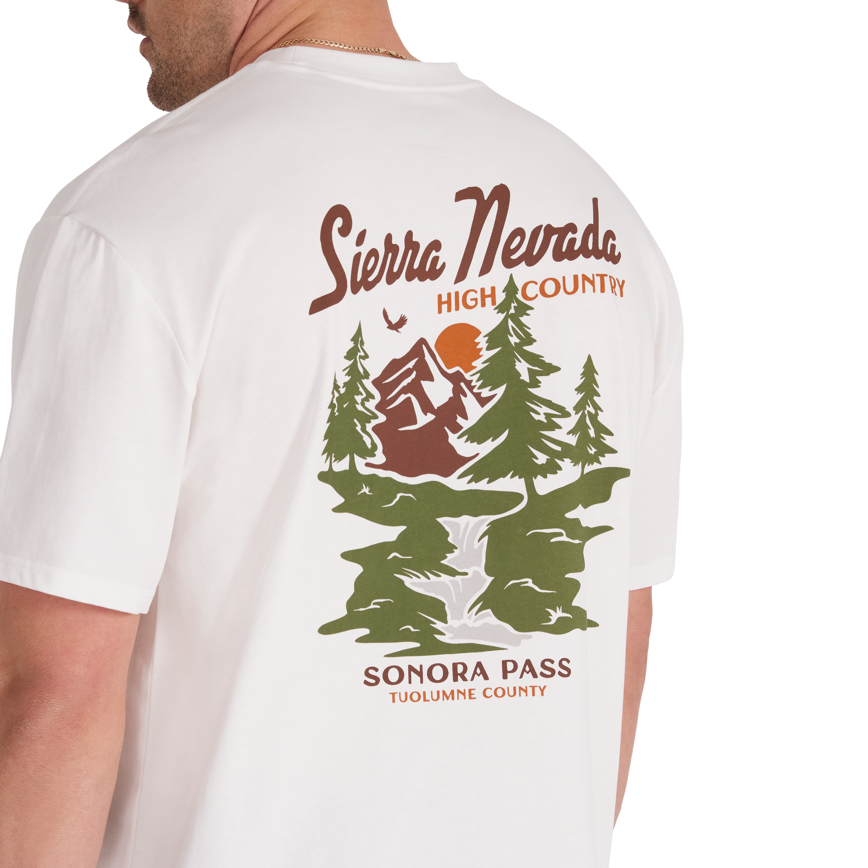 White Scenic Relaxed Fit Tee