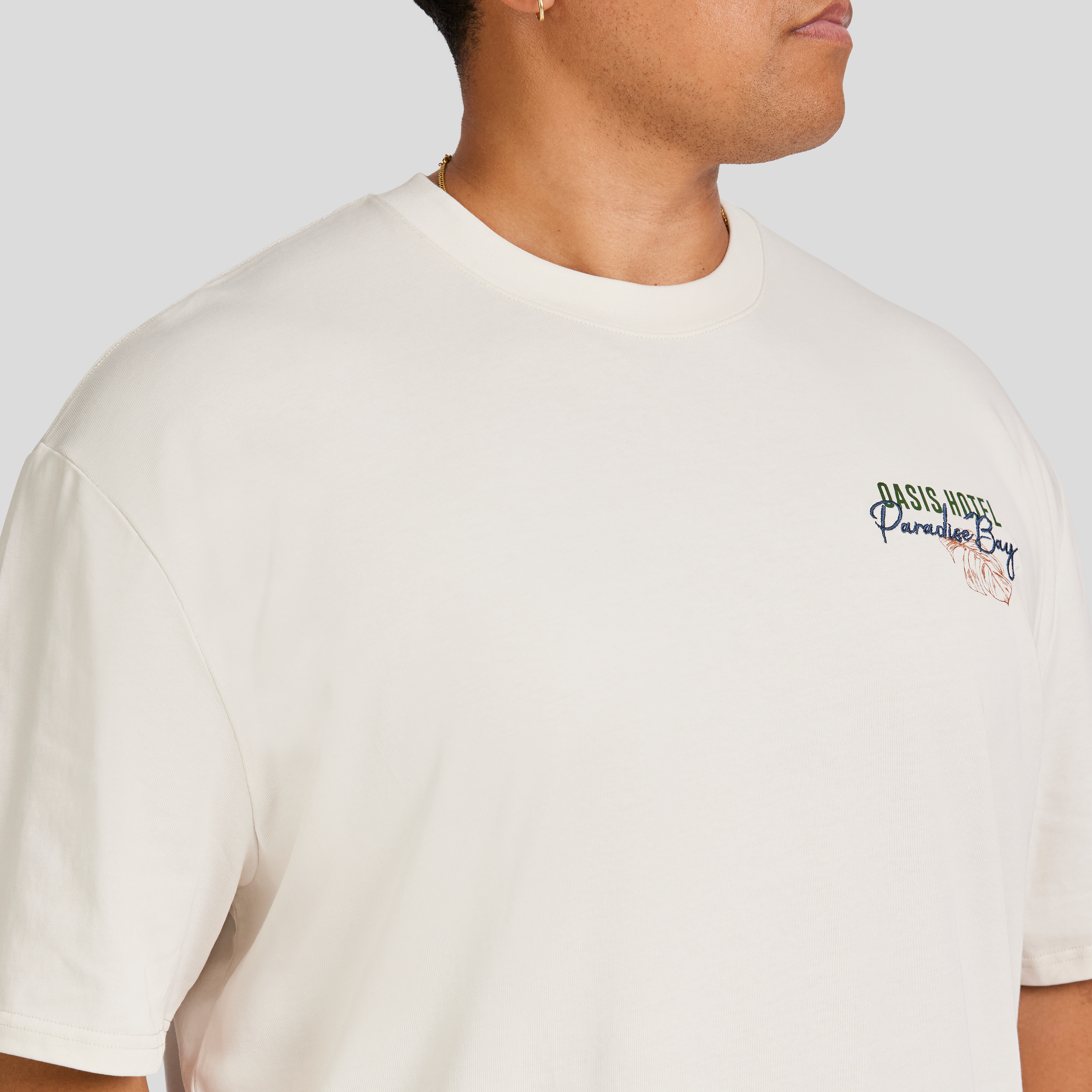 Ecru Paradise Bay Relaxed Fit Tee