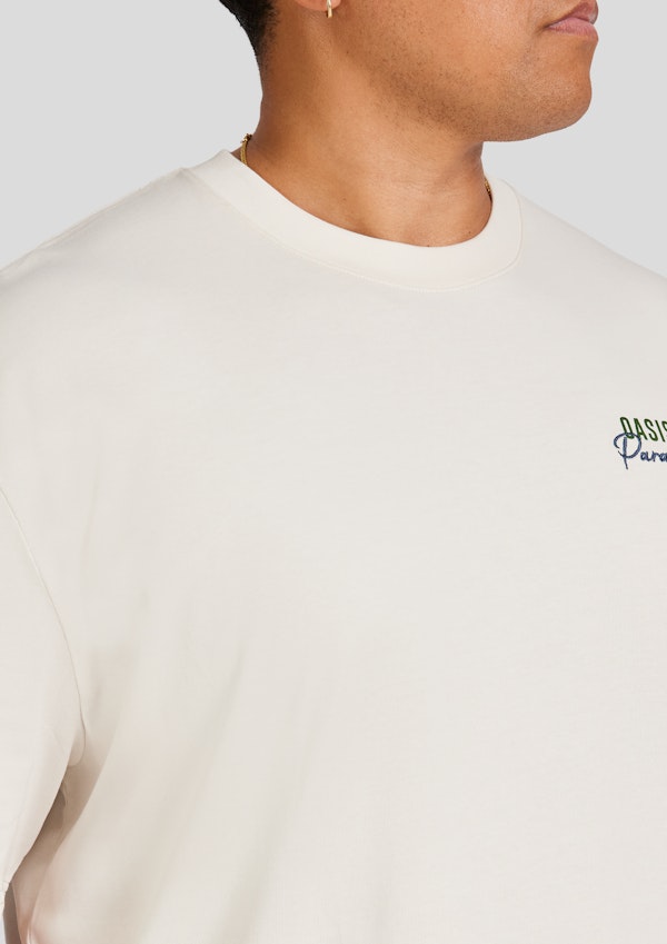 Ecru Paradise Bay Relaxed Fit Tee