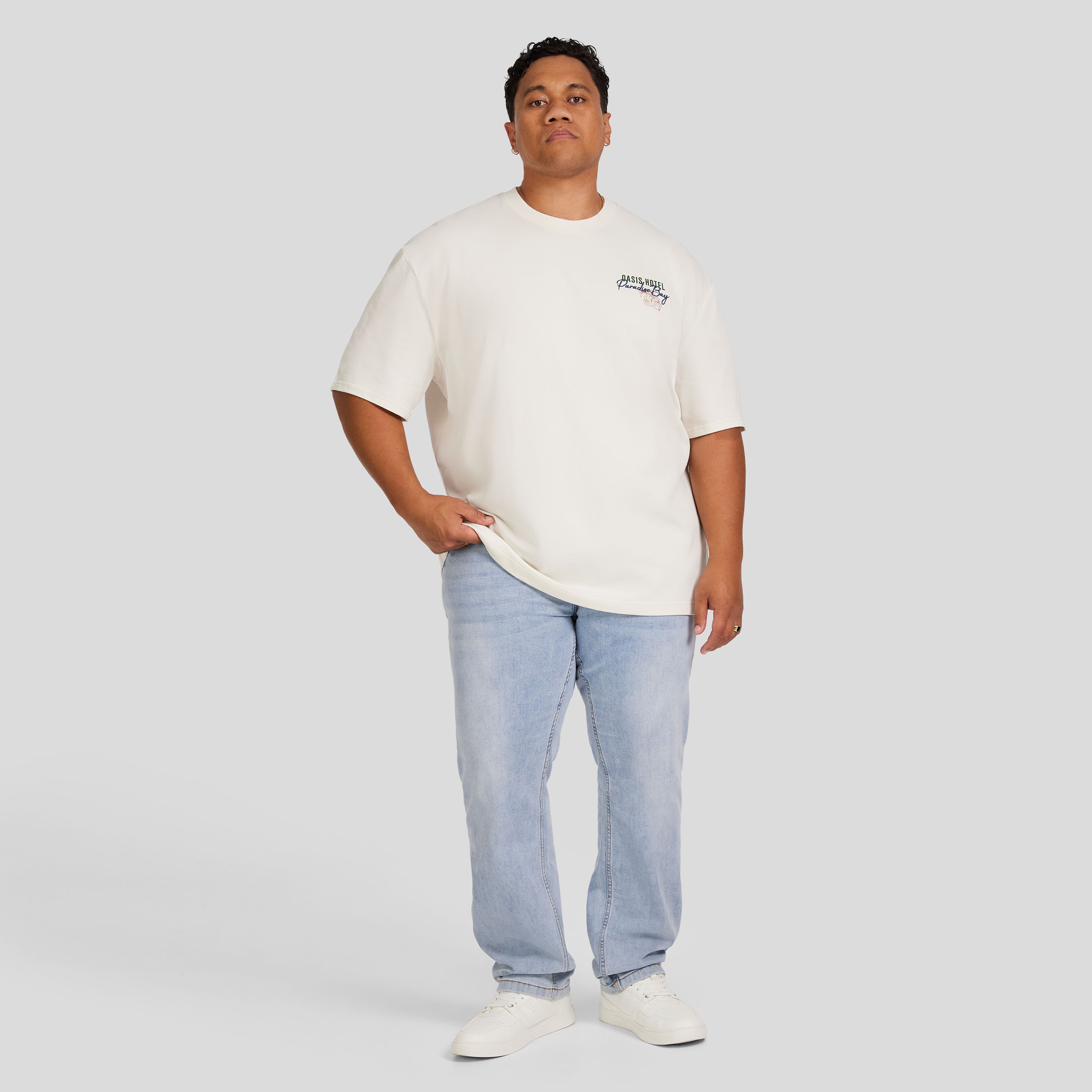 Ecru Paradise Bay Relaxed Fit Tee