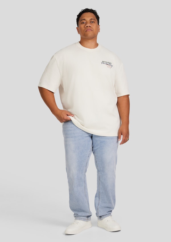 Ecru Paradise Bay Relaxed Fit Tee