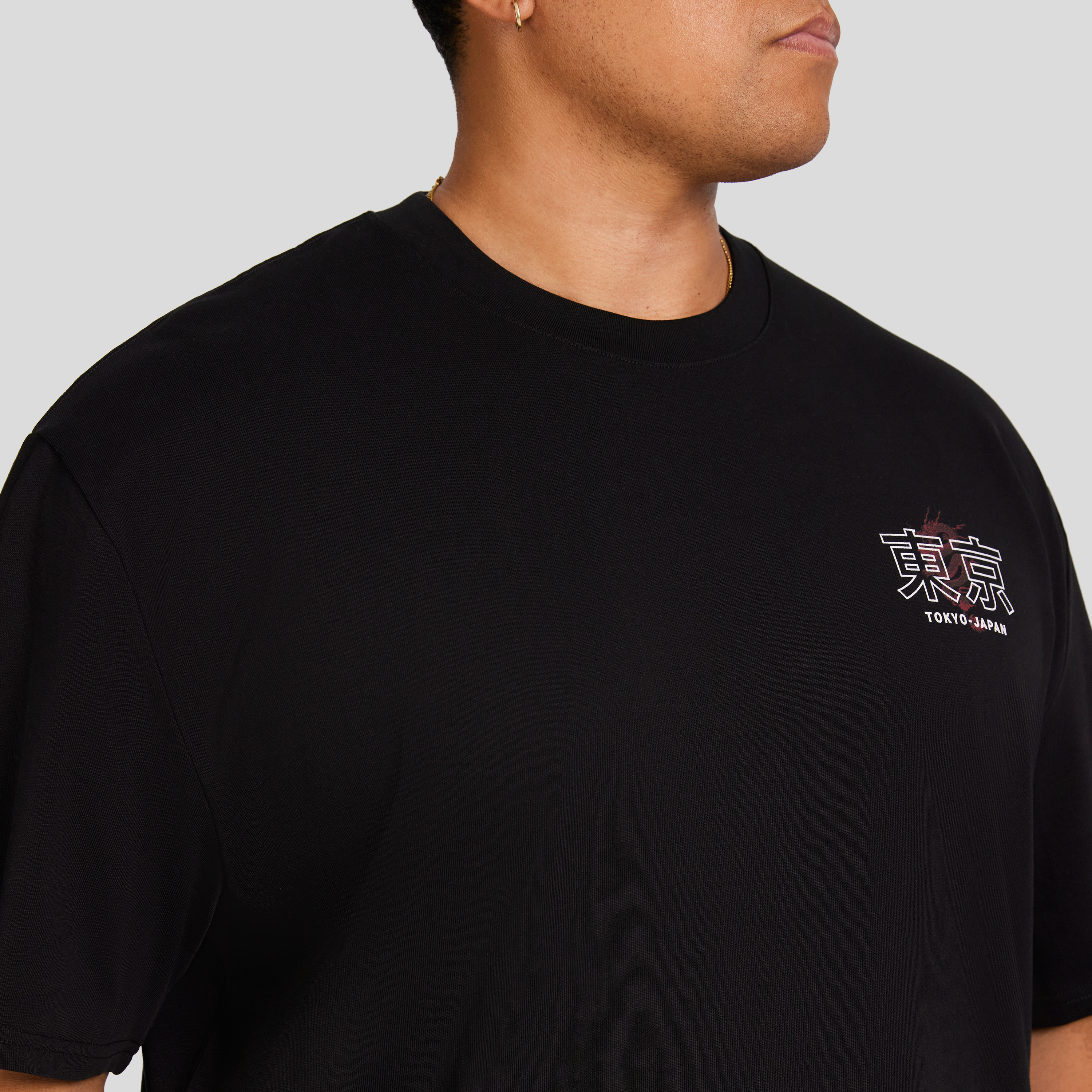 Black Tokyo Relaxed Fit Tee