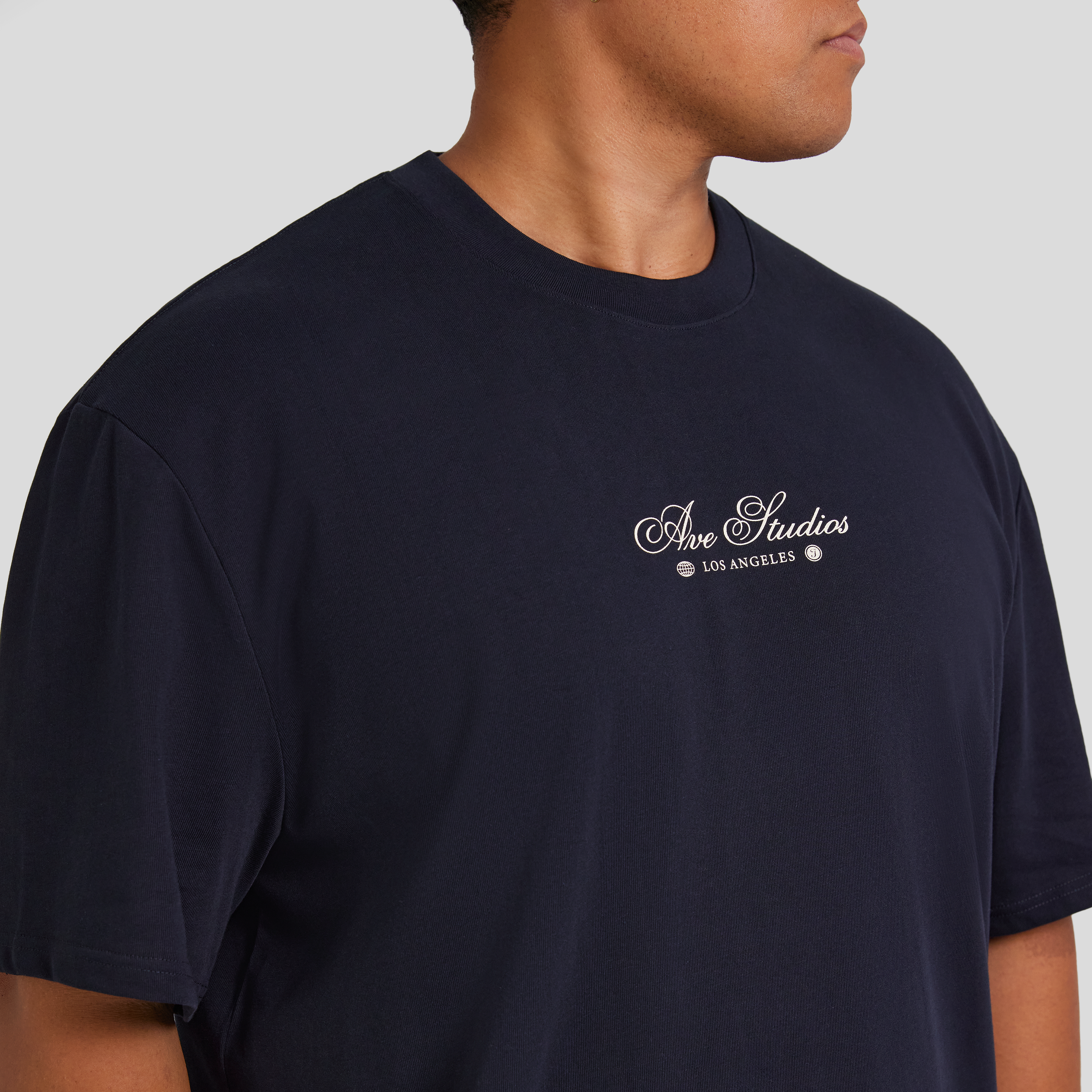 Navy Avenue Relaxed Fit Tee
