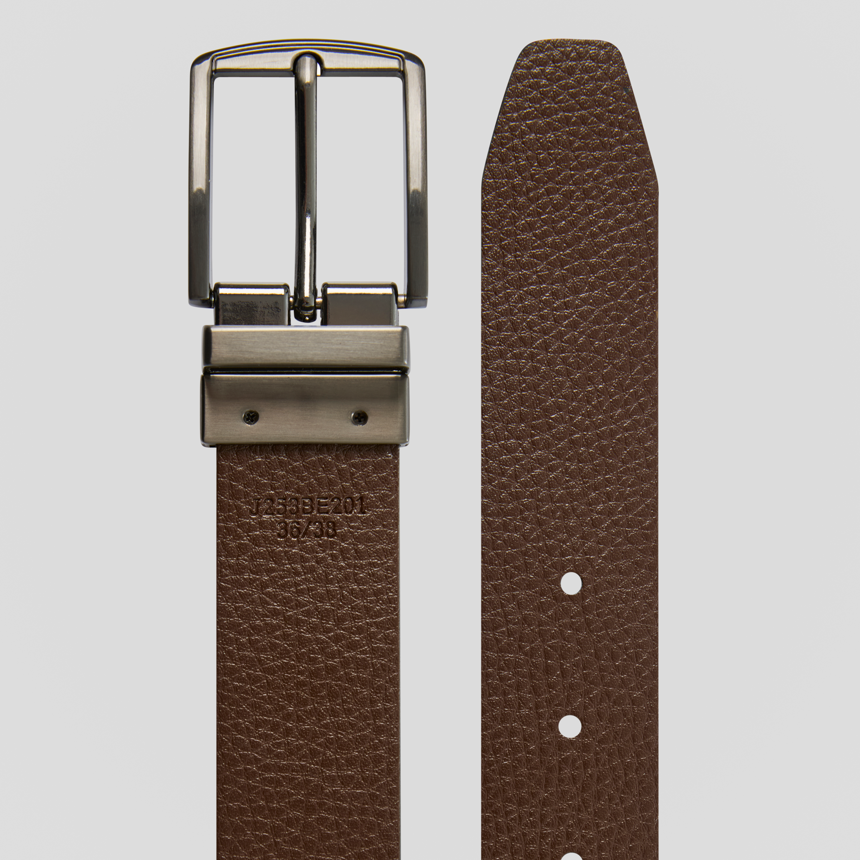 Black/Choc Henry Reversible Prong Belt