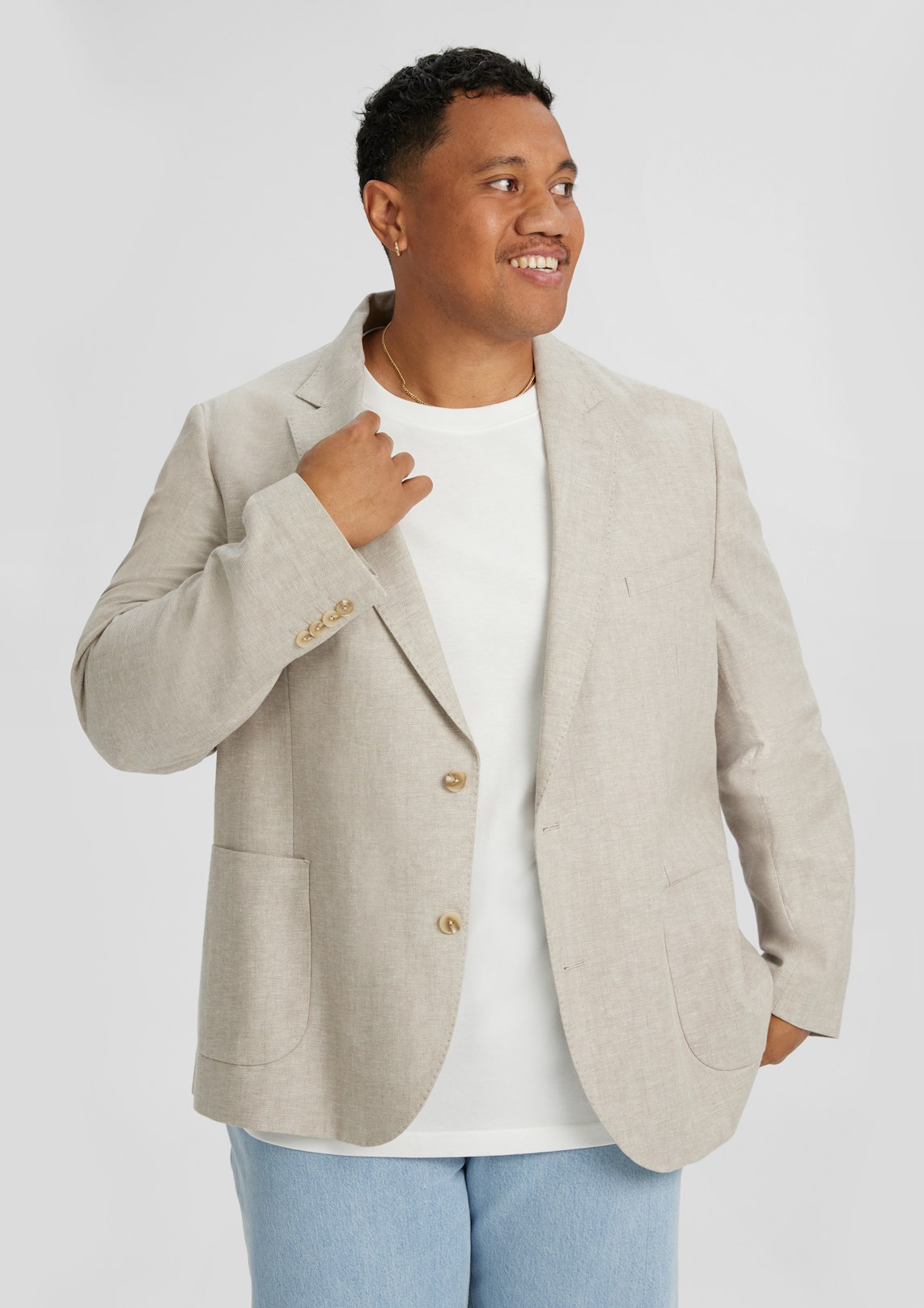 Turin Linen Blend Blazer