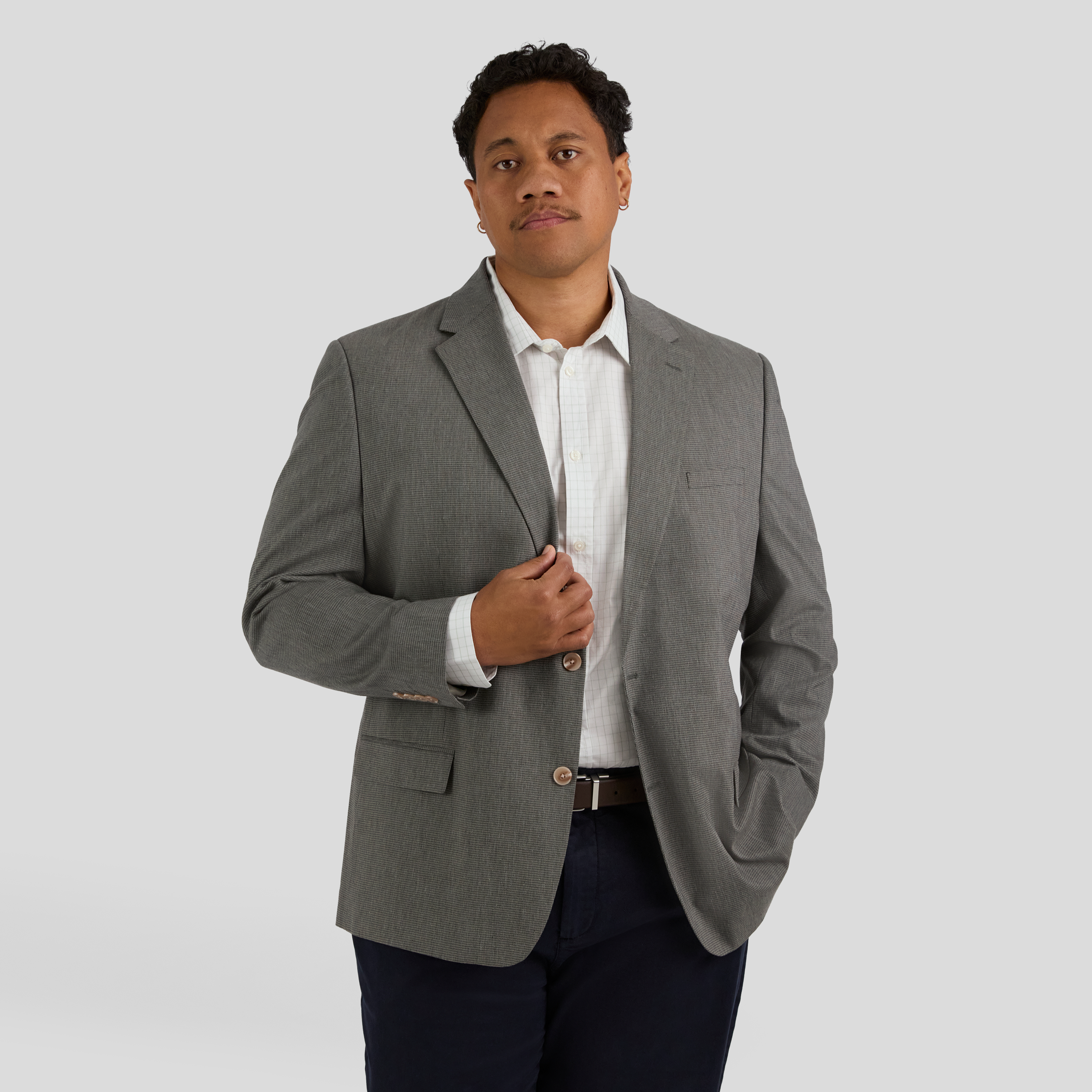 Como Linen Blend Blazer