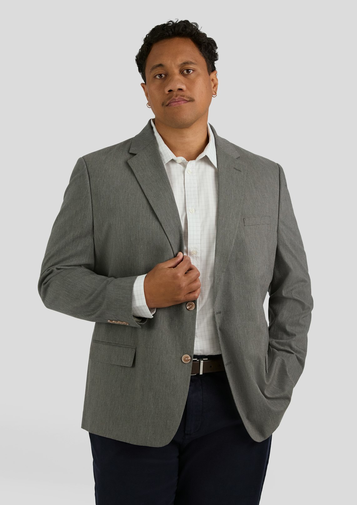 Como Linen Blend Blazer