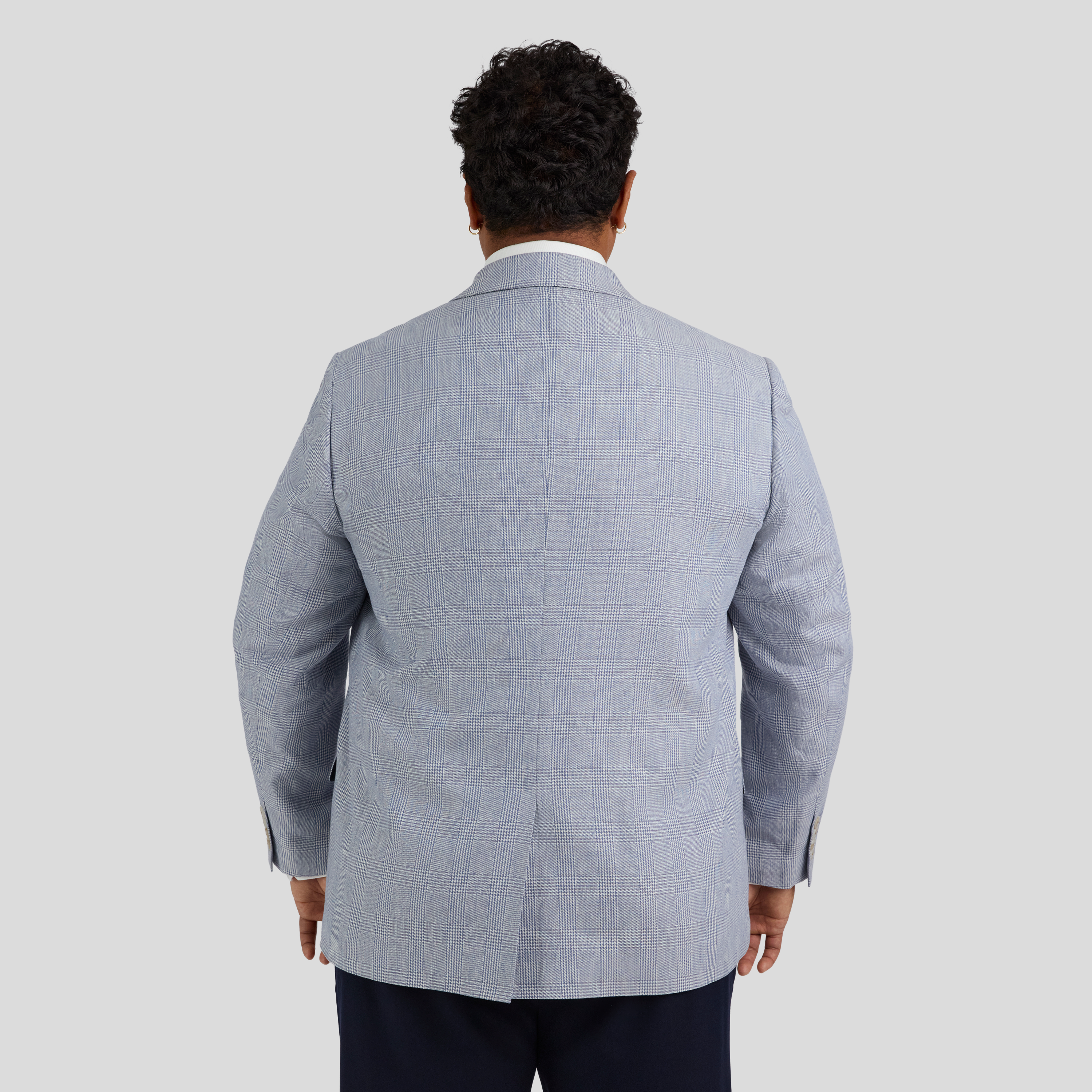 Portofino Linen Check Blazer